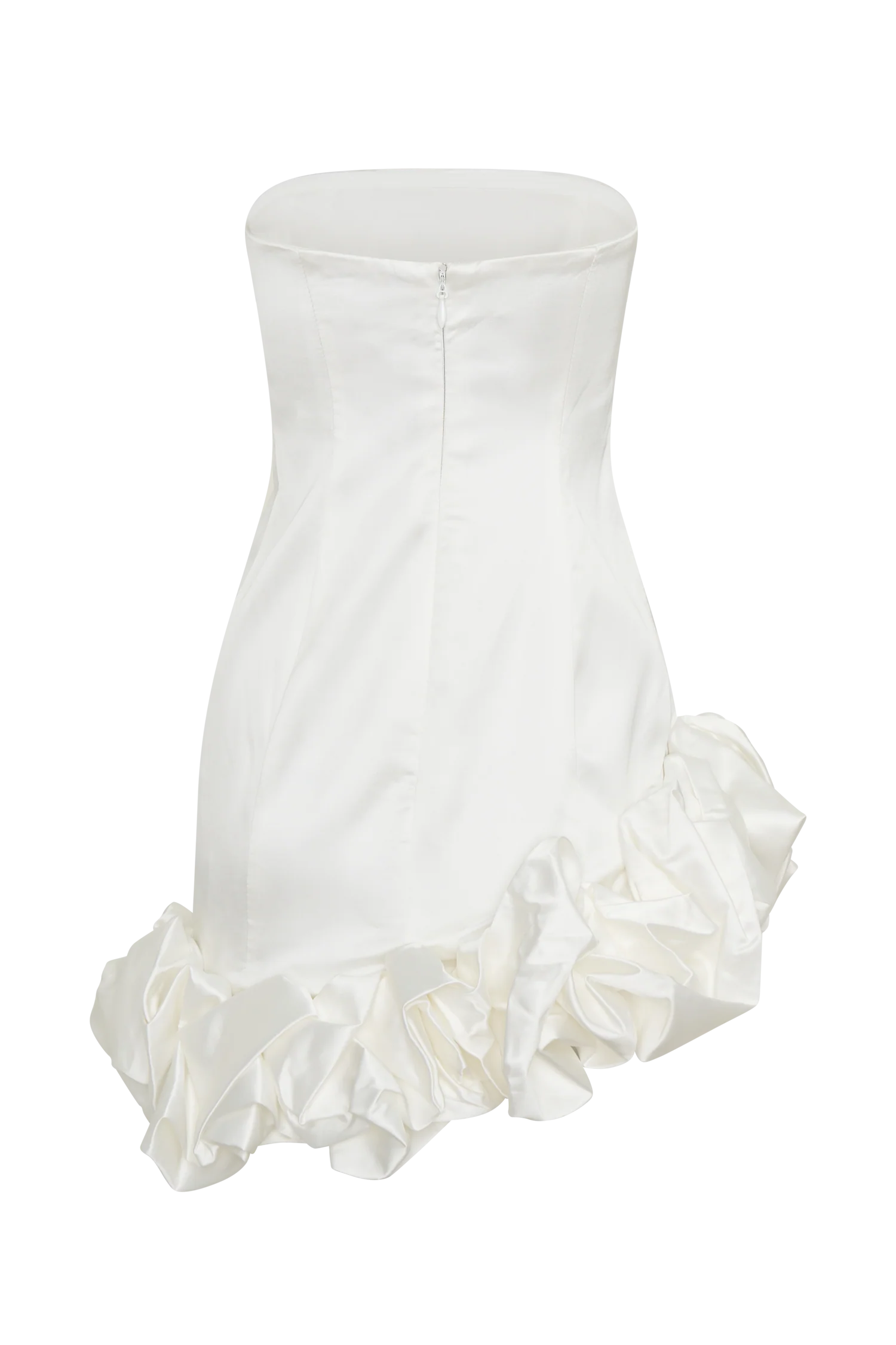 Alba Bubble Mini Dress - White - Image 8