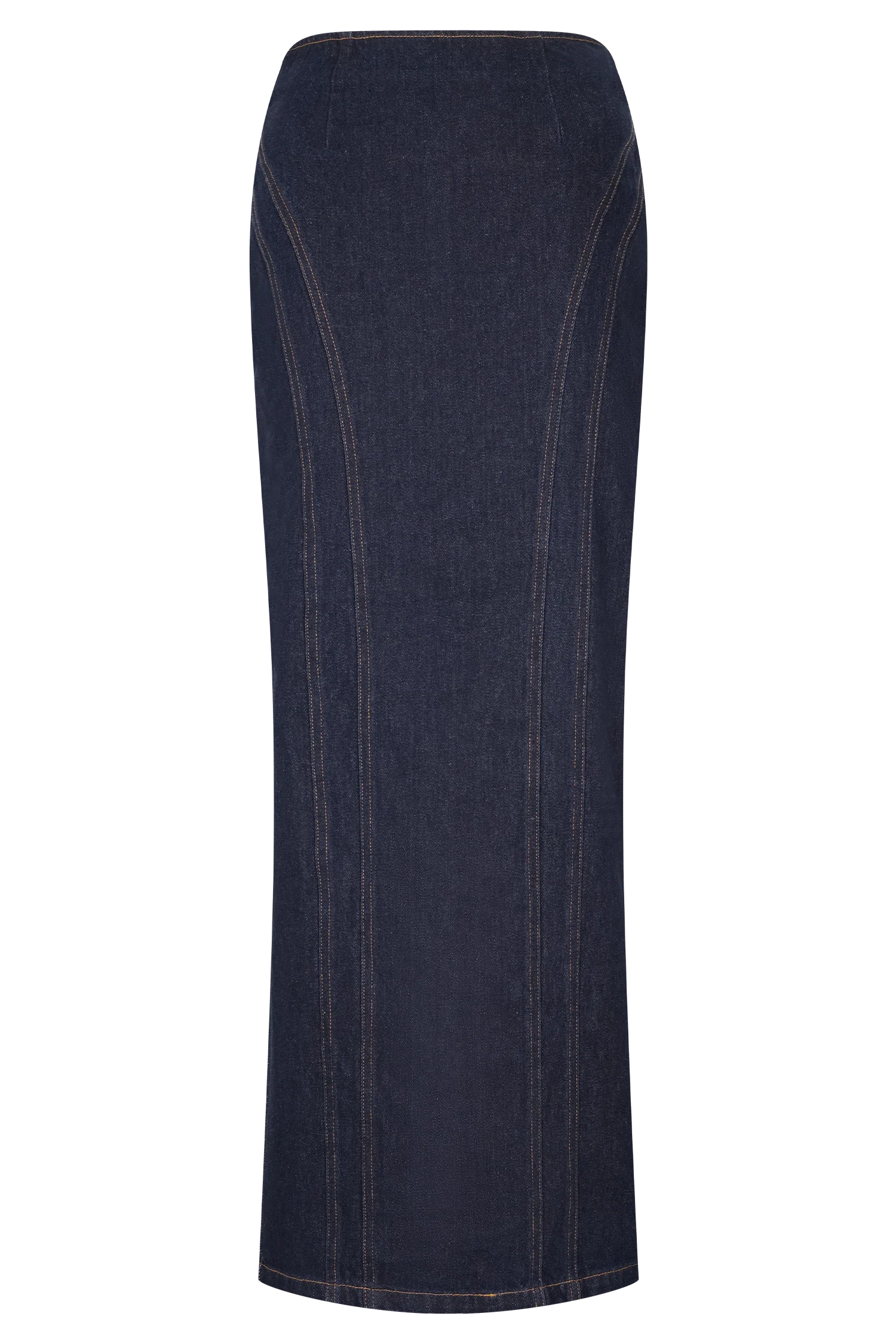Alma Denim Maxi Skirt - Indigo Blue - Image 8