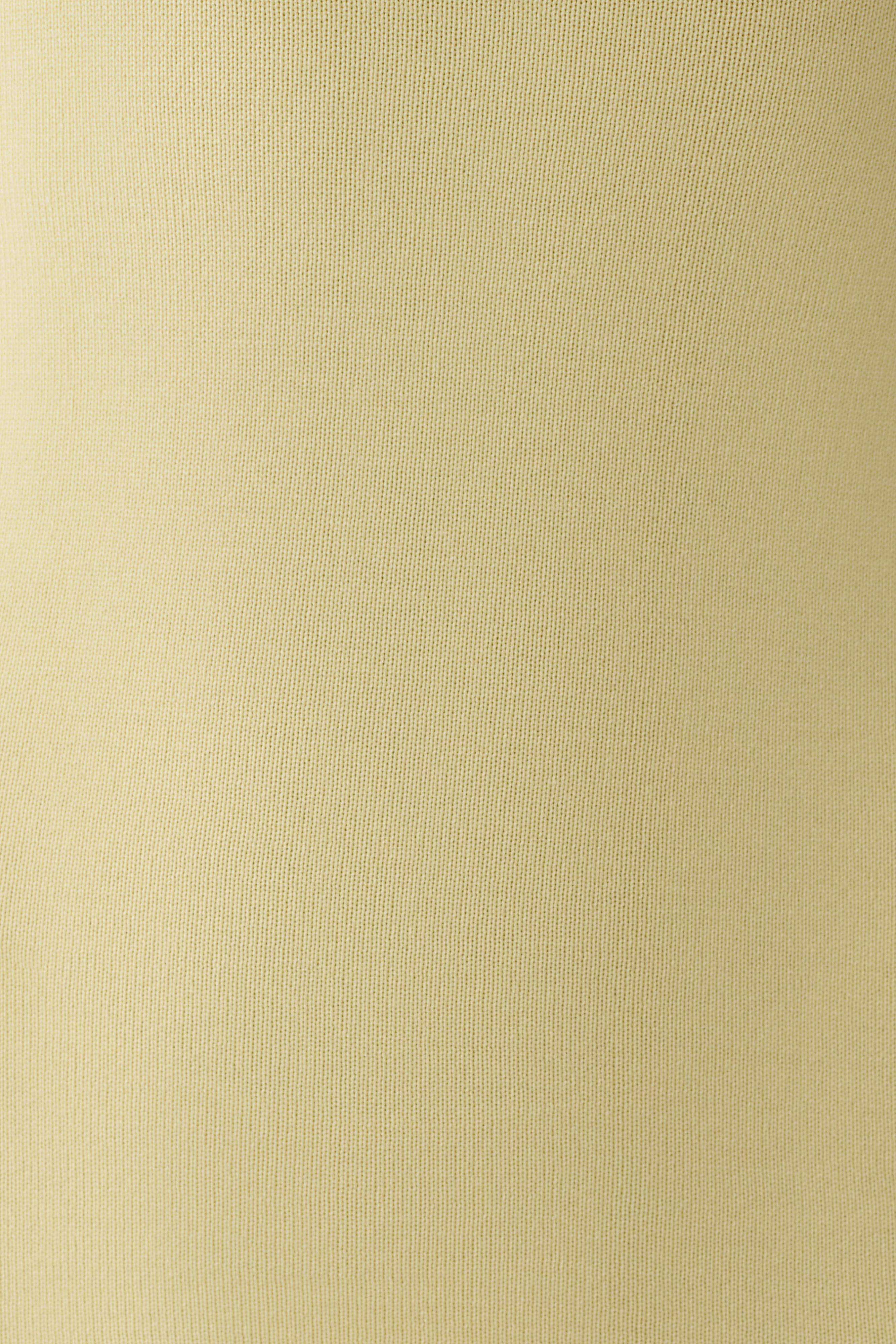 Amilee Scarf Knit Mini Dress - Lemon - Image 8