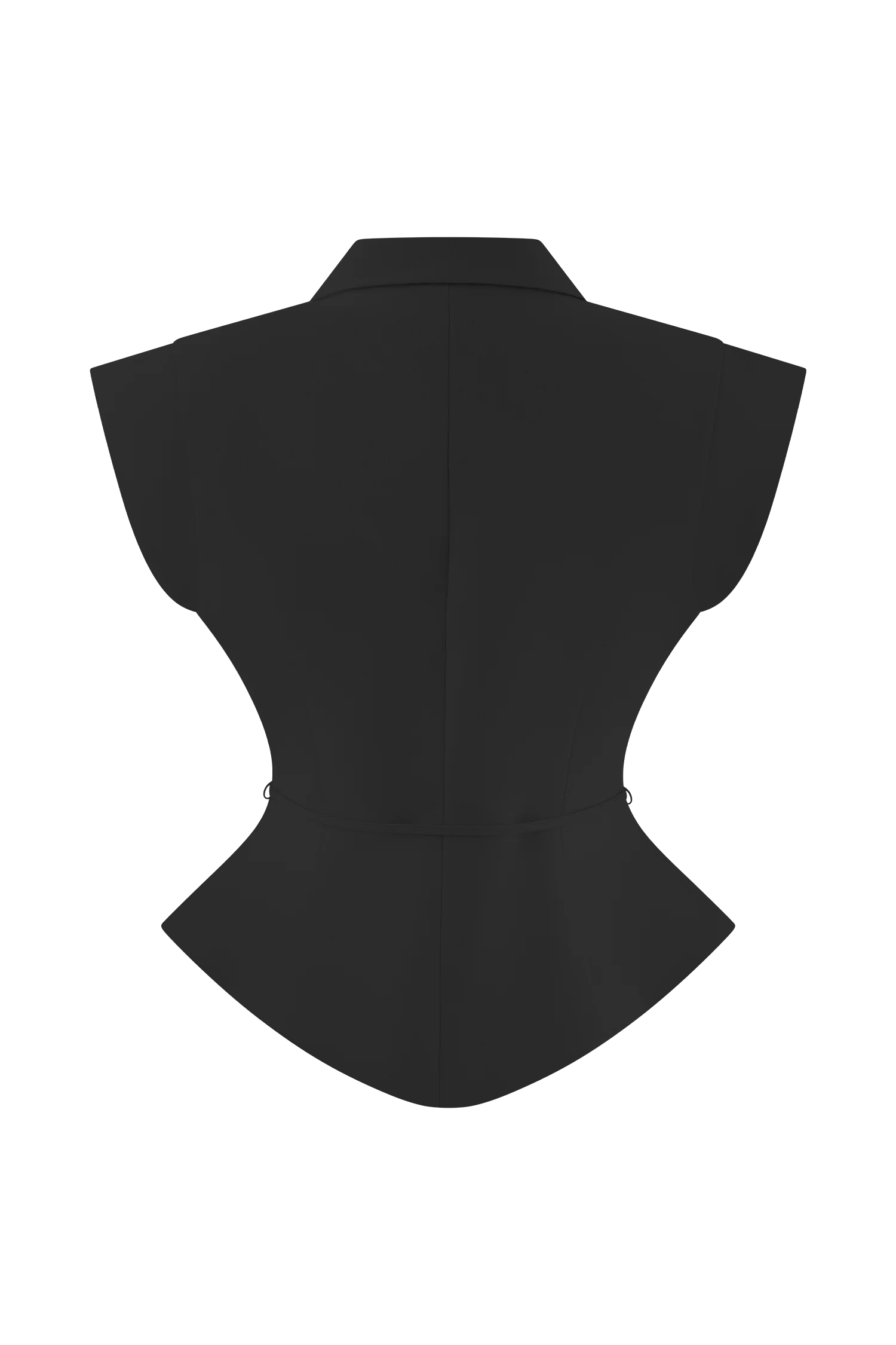 Andina Shortsleeve Linen Top - Black - Image 10