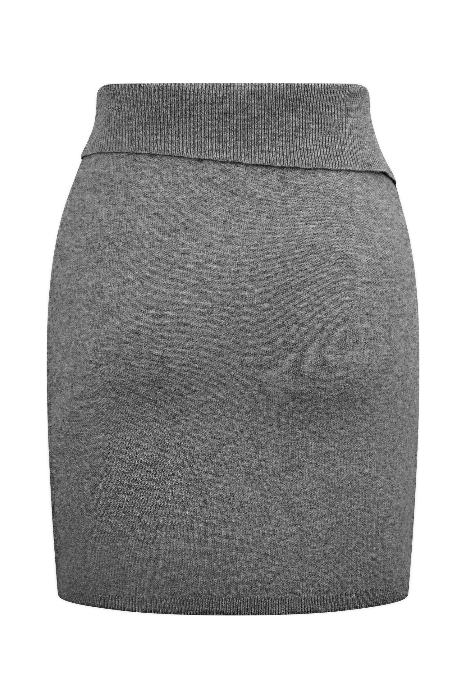 Annabelle Knit Mini Skirt - Charcoal - Image 6