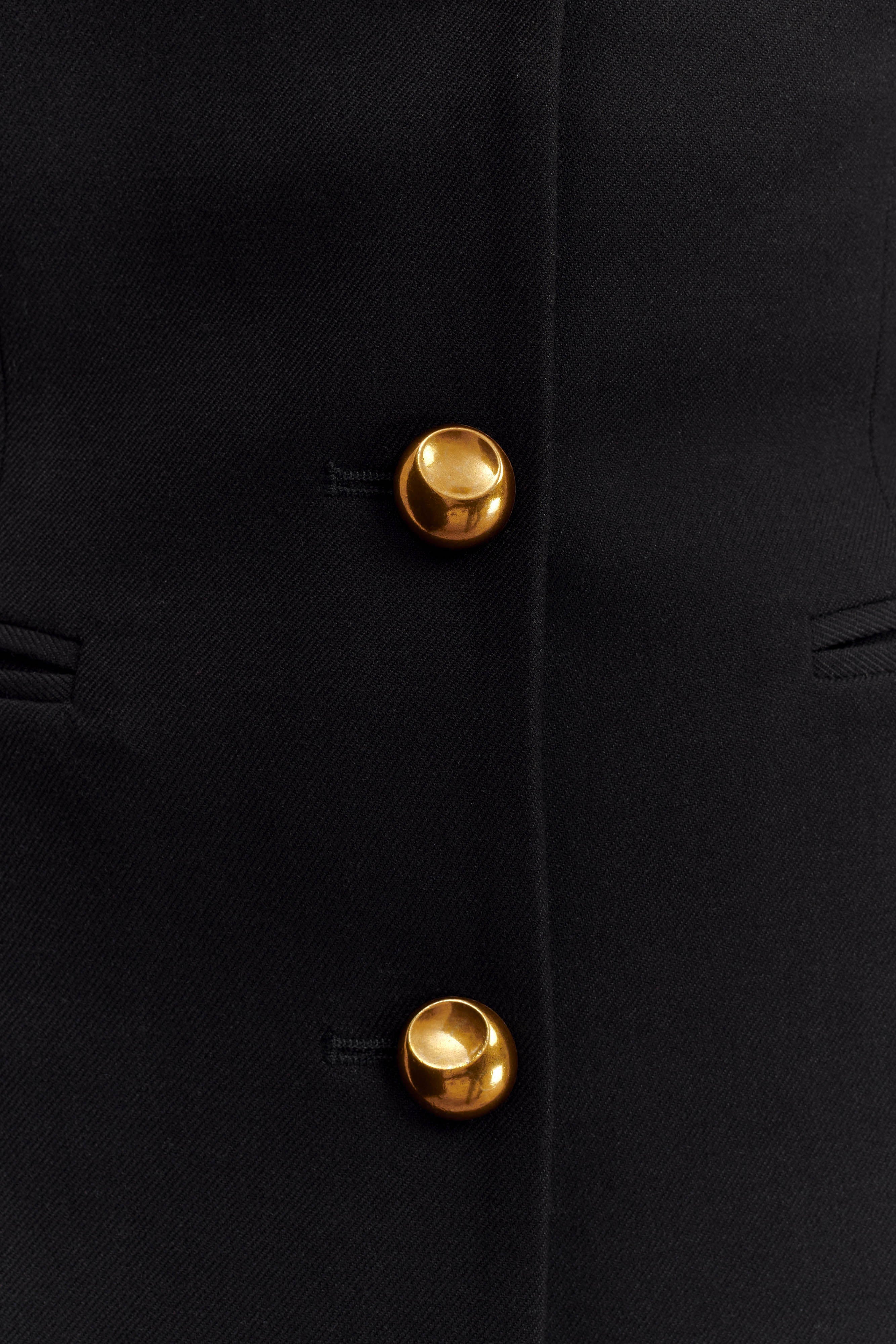 Bellamy Cinched Blazer - Black - Image 11