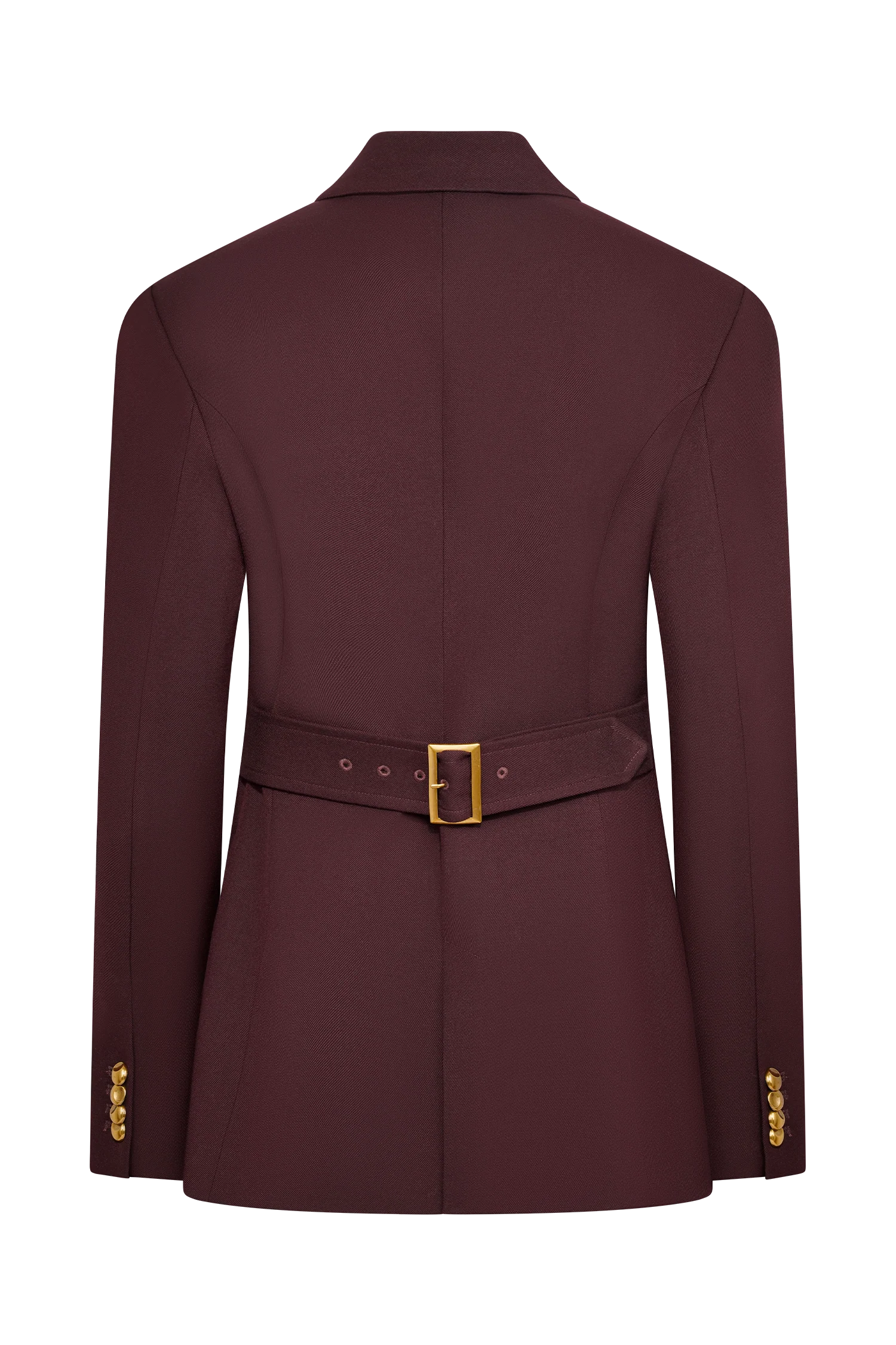 Bellamy Cinched Blazer - Mahogany - Image 10