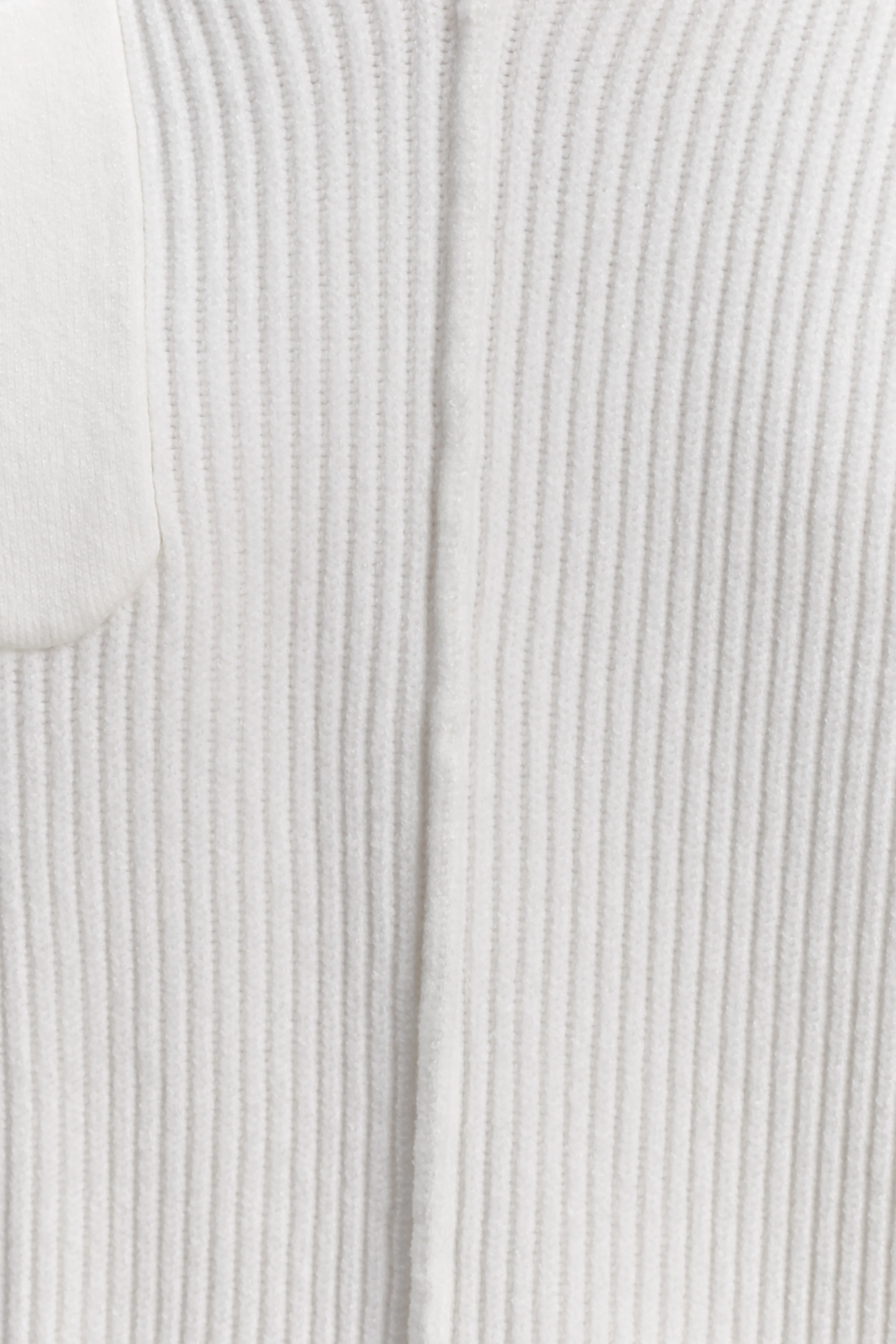 Bianka V Neck Knit Jumper - Off White - Image 7