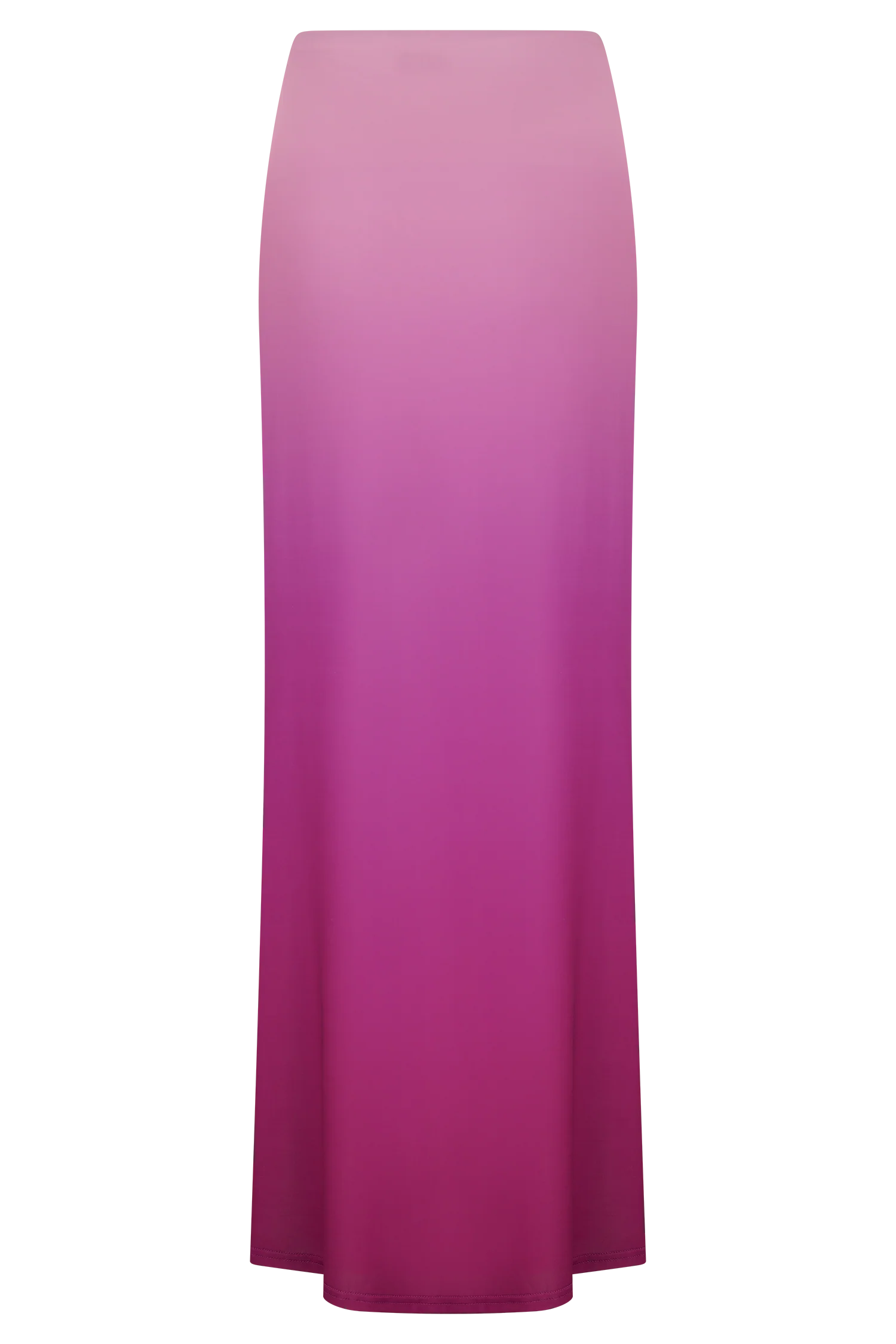 Bruna Slinky Fishtail Maxi Skirt - Ombre Pink - Image 8