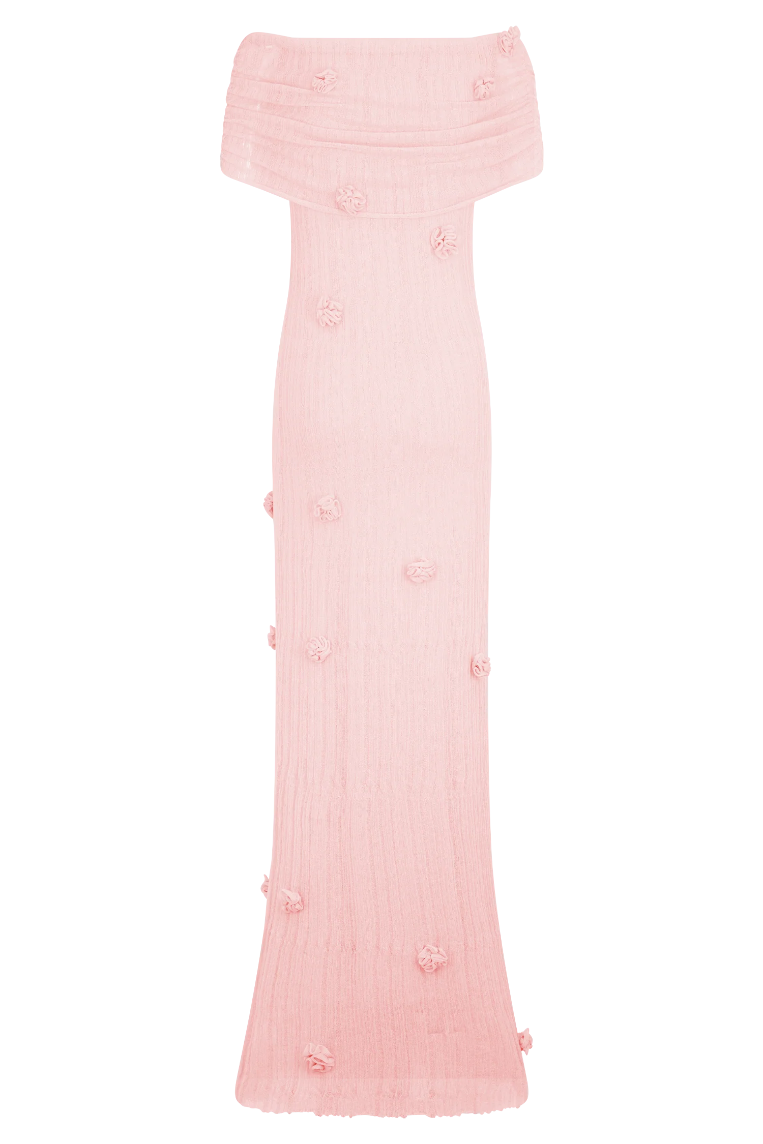 Brynn Orchid Knit Maxi Dress - Pastel Pink - Image 7