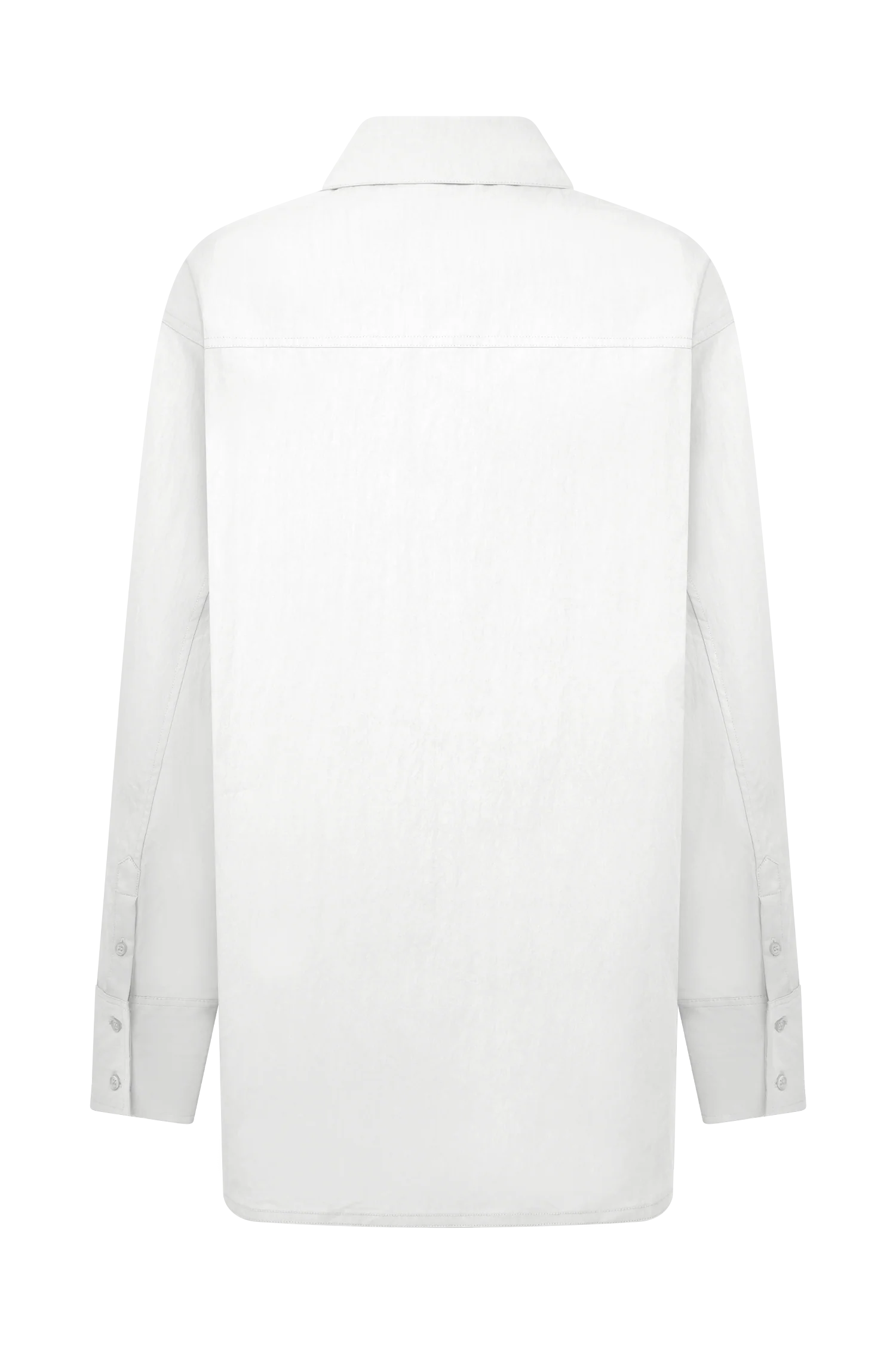 Campbell Cotton Oversized Shirt - White - Image 10