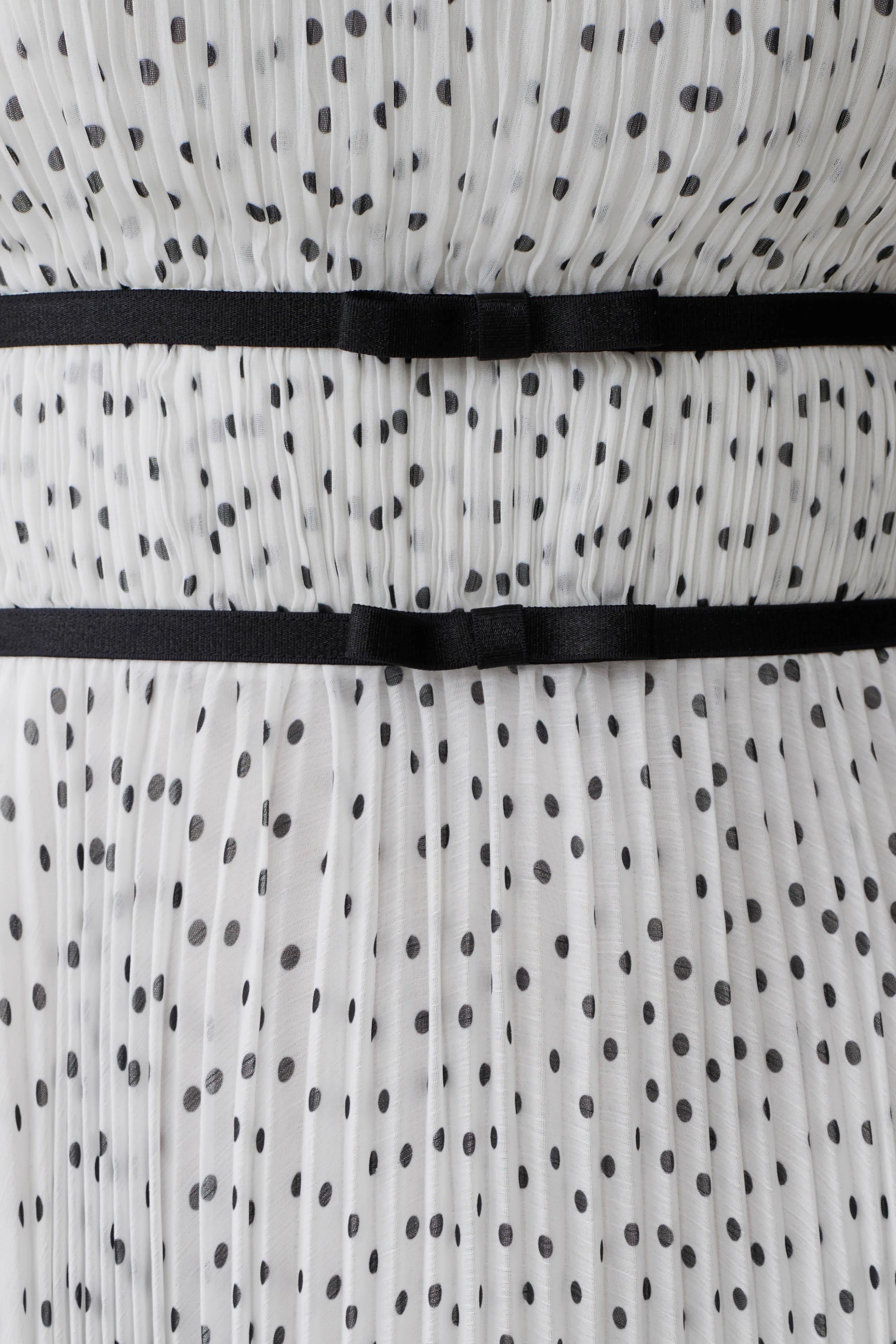 Clarisse Pleated Maxi Dress - Polka Dot - Image 6
