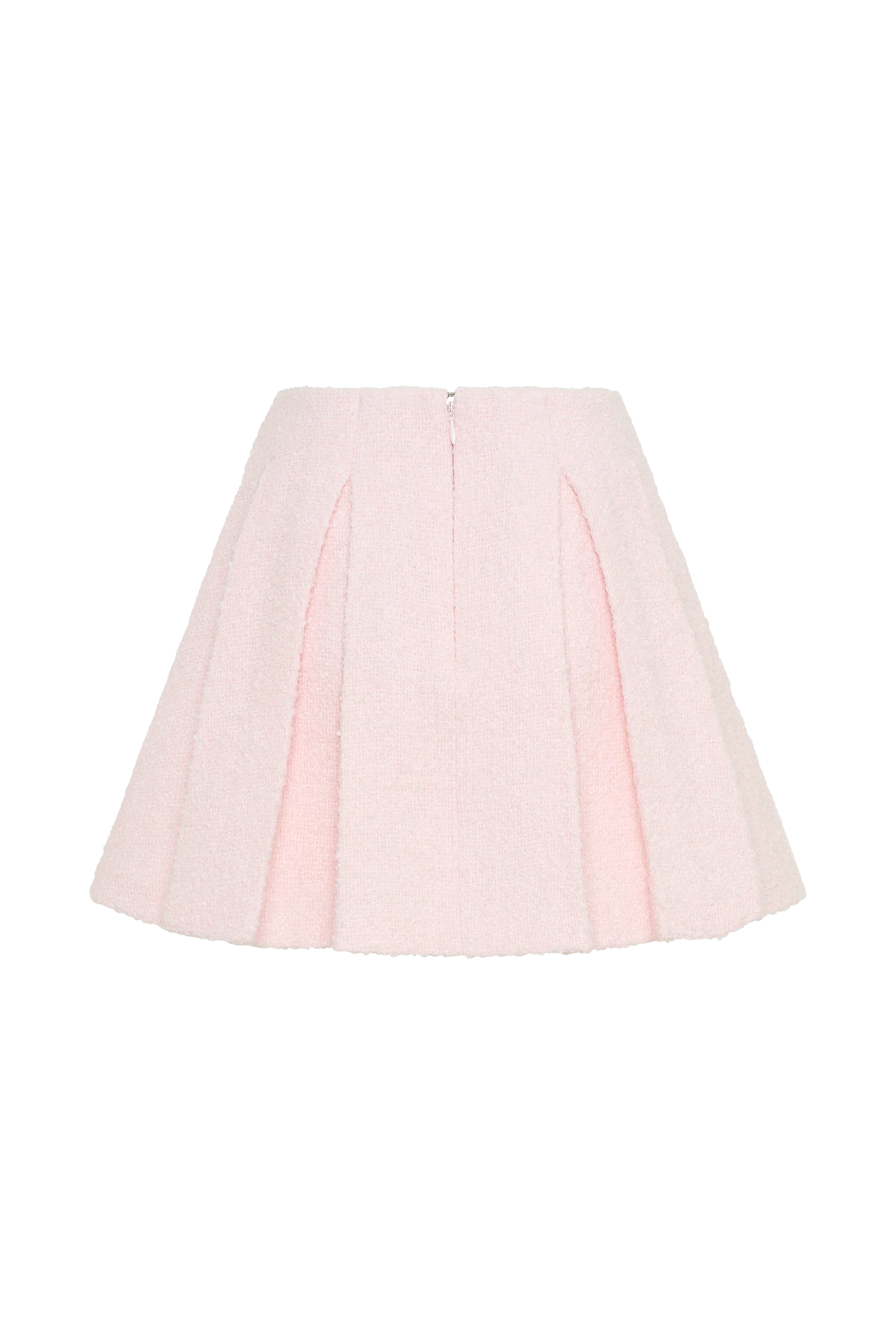 Cleo Boucle Mini Skirt - Powder Pink - Image 6