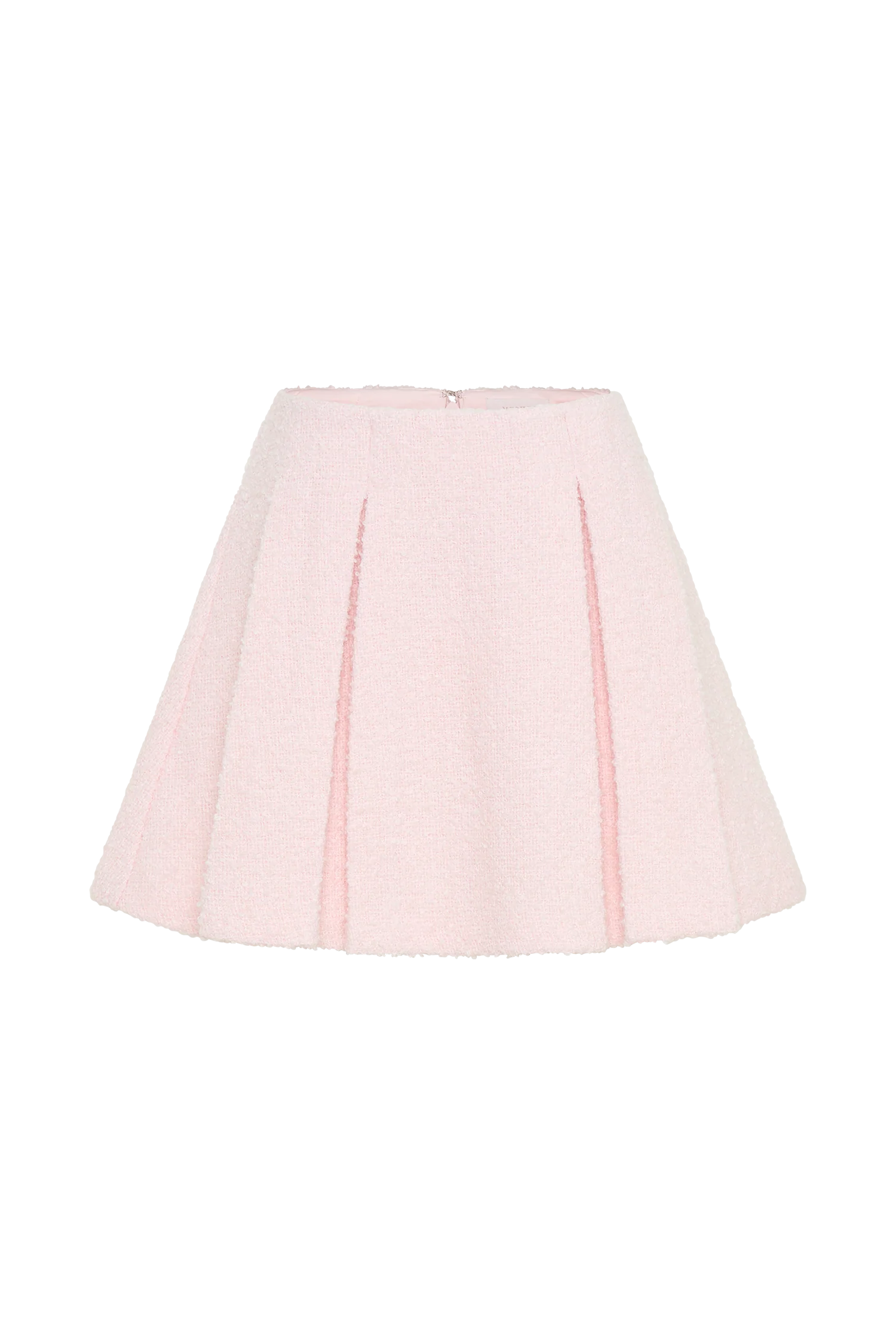 Cleo Boucle Mini Skirt - Powder Pink - Image 7