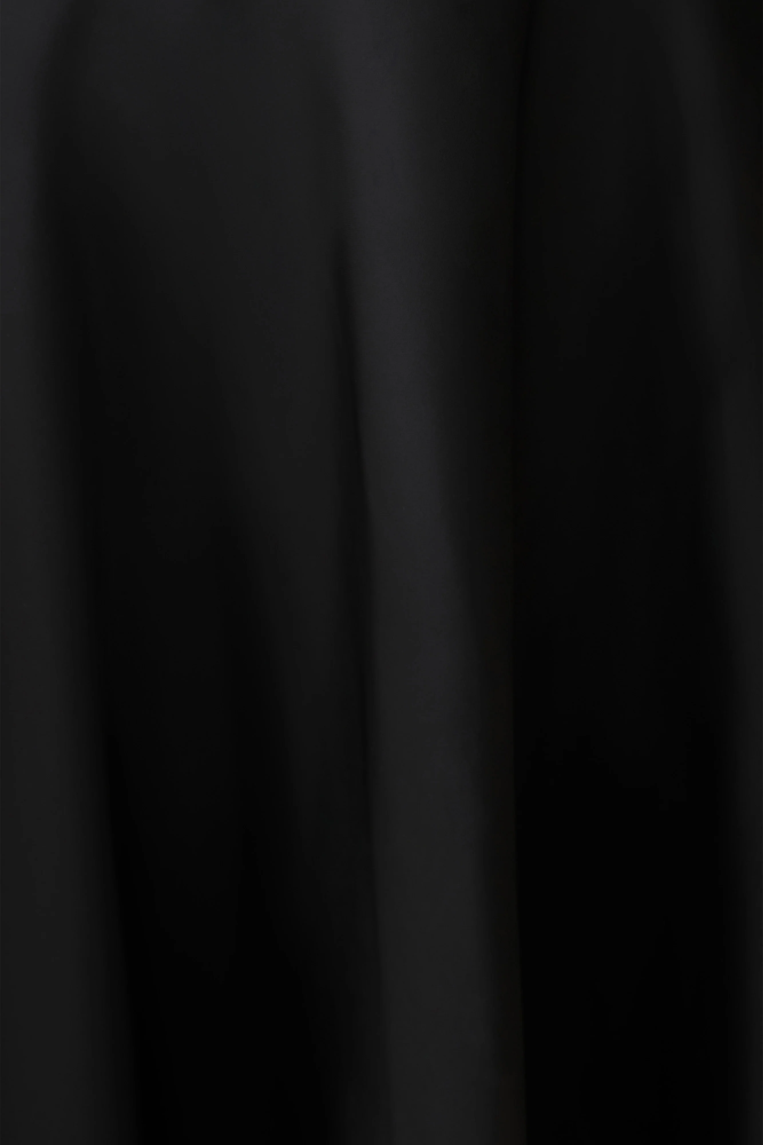 Coralie Asymmetric Satin Midi Skirt - Black - Image 7
