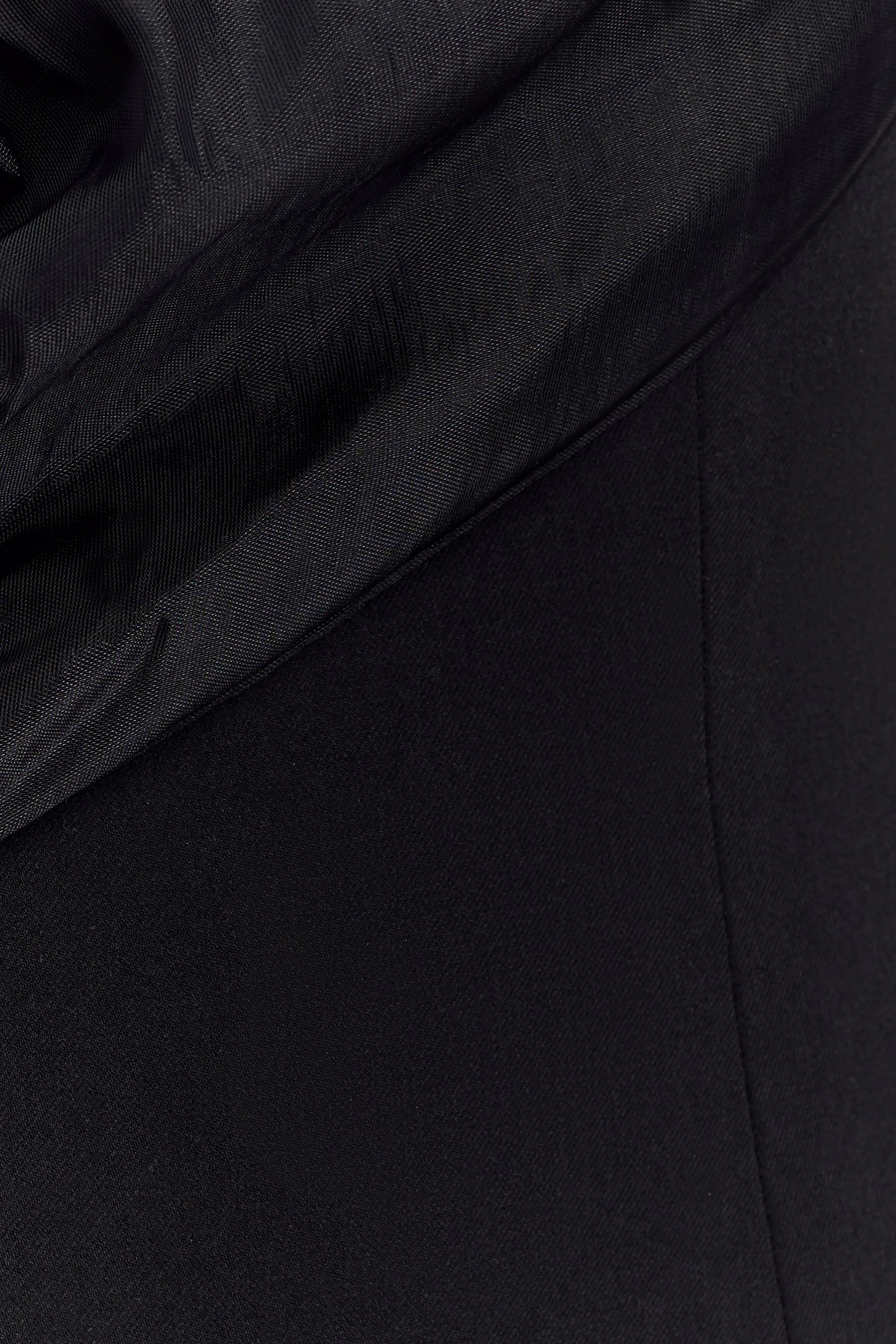 Effie Organza One Sleeve Mini Dress - Black - Image 7