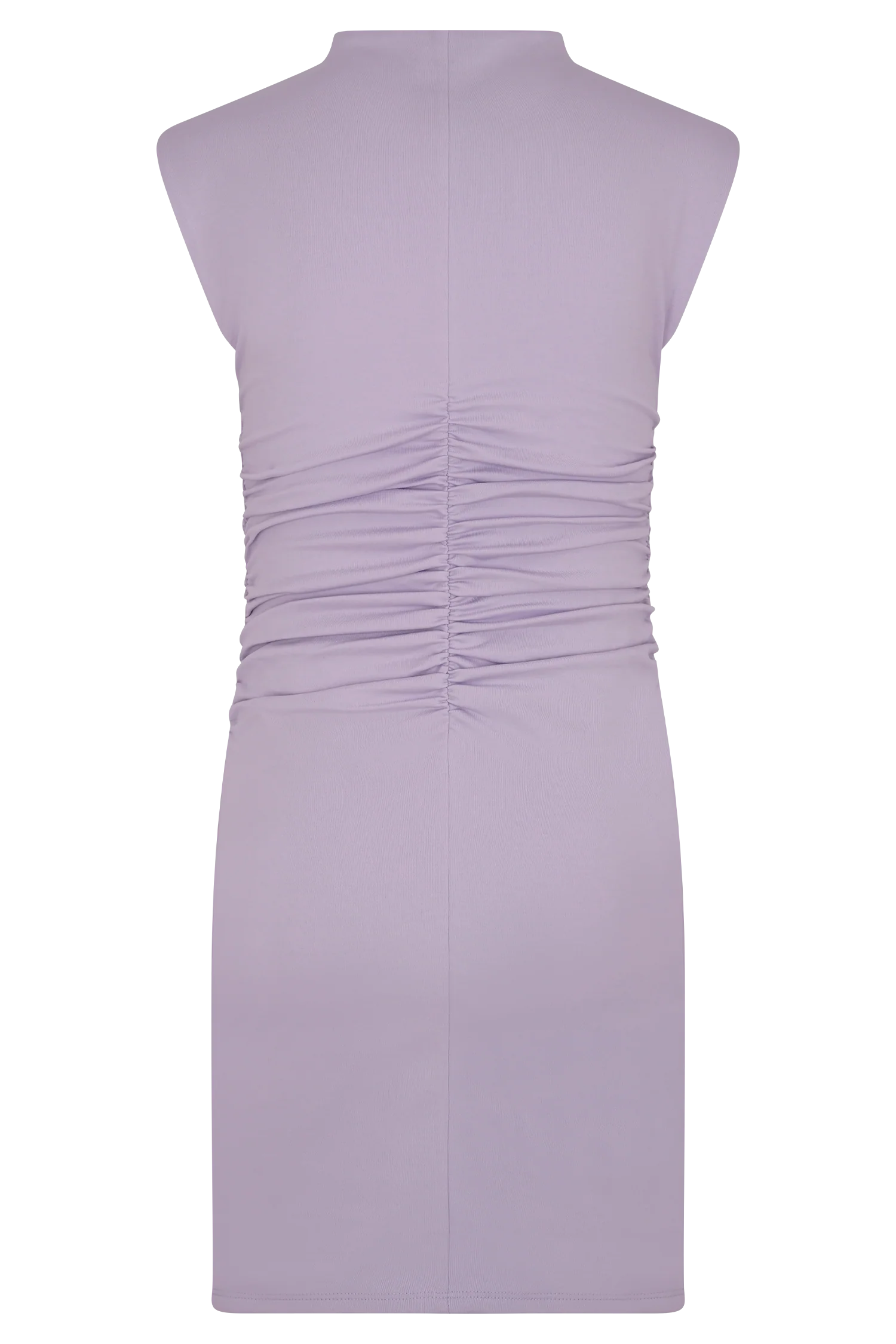 Elliot High Neck Sleeveless Mini Dress - Lilac - Image 6