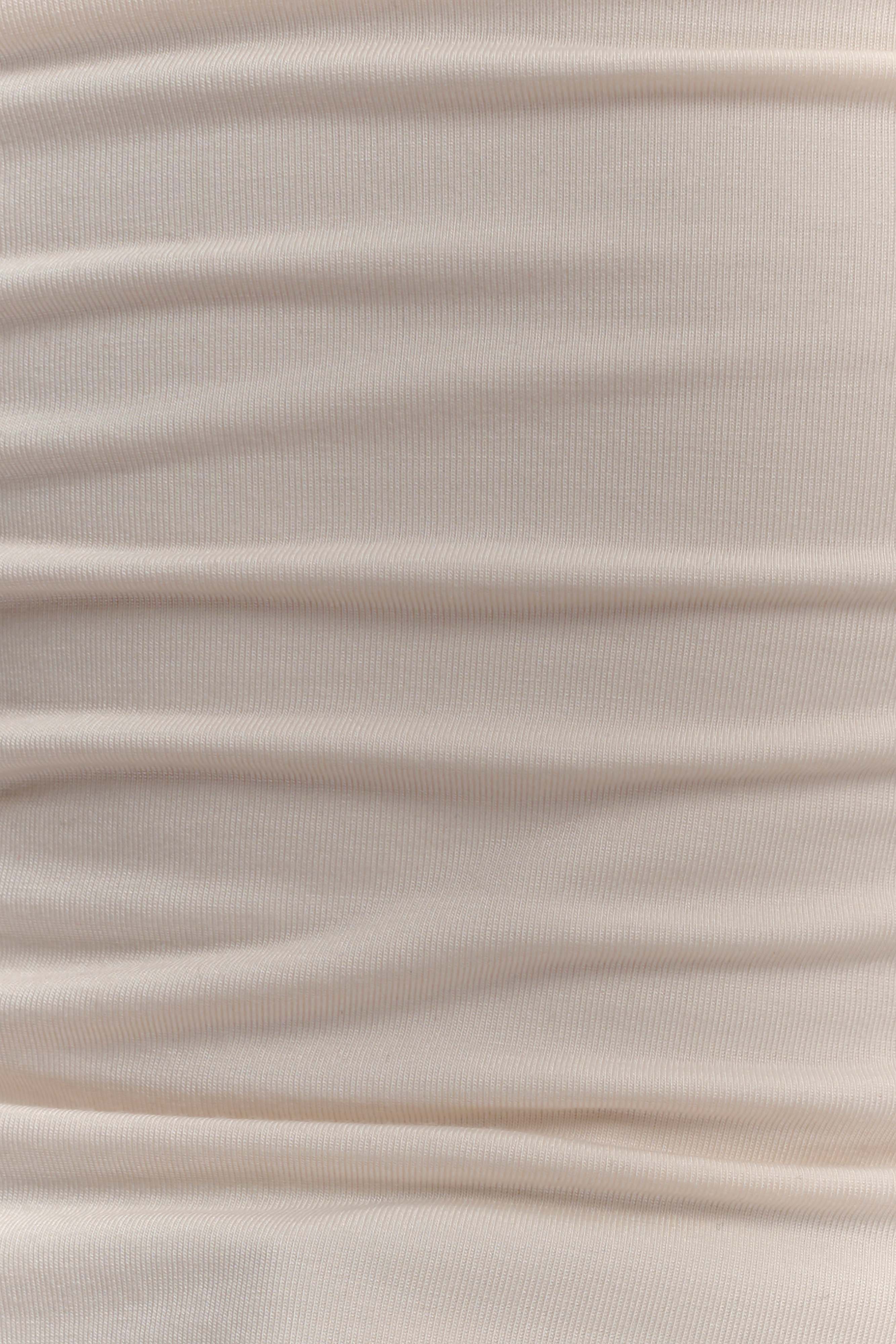 Ember Modal Long Sleeve High Neck Top - Ivory - Image 8