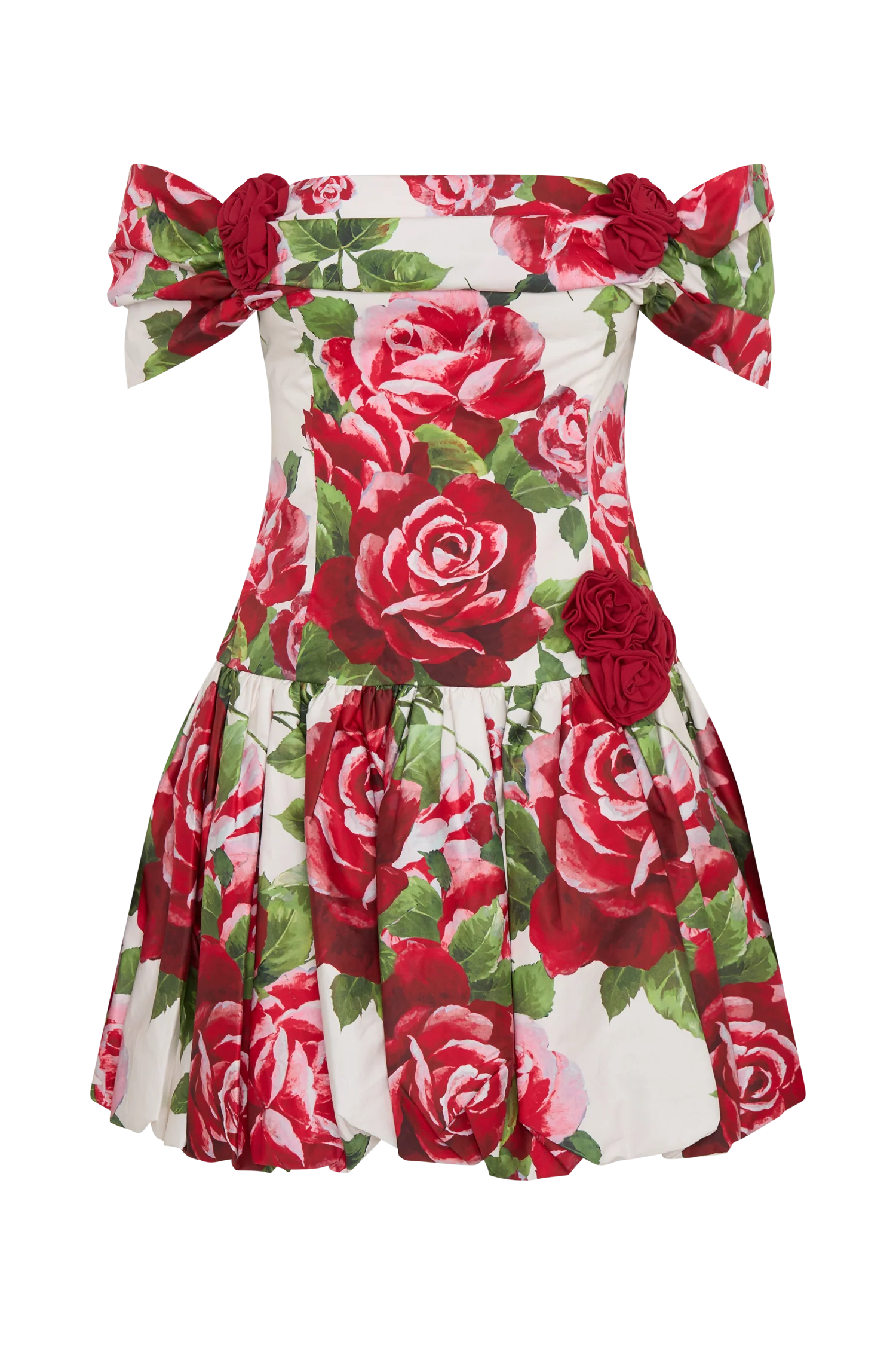 Giovanna Off Shoulder Mini Dress - Sonia Rose Print - Image 10