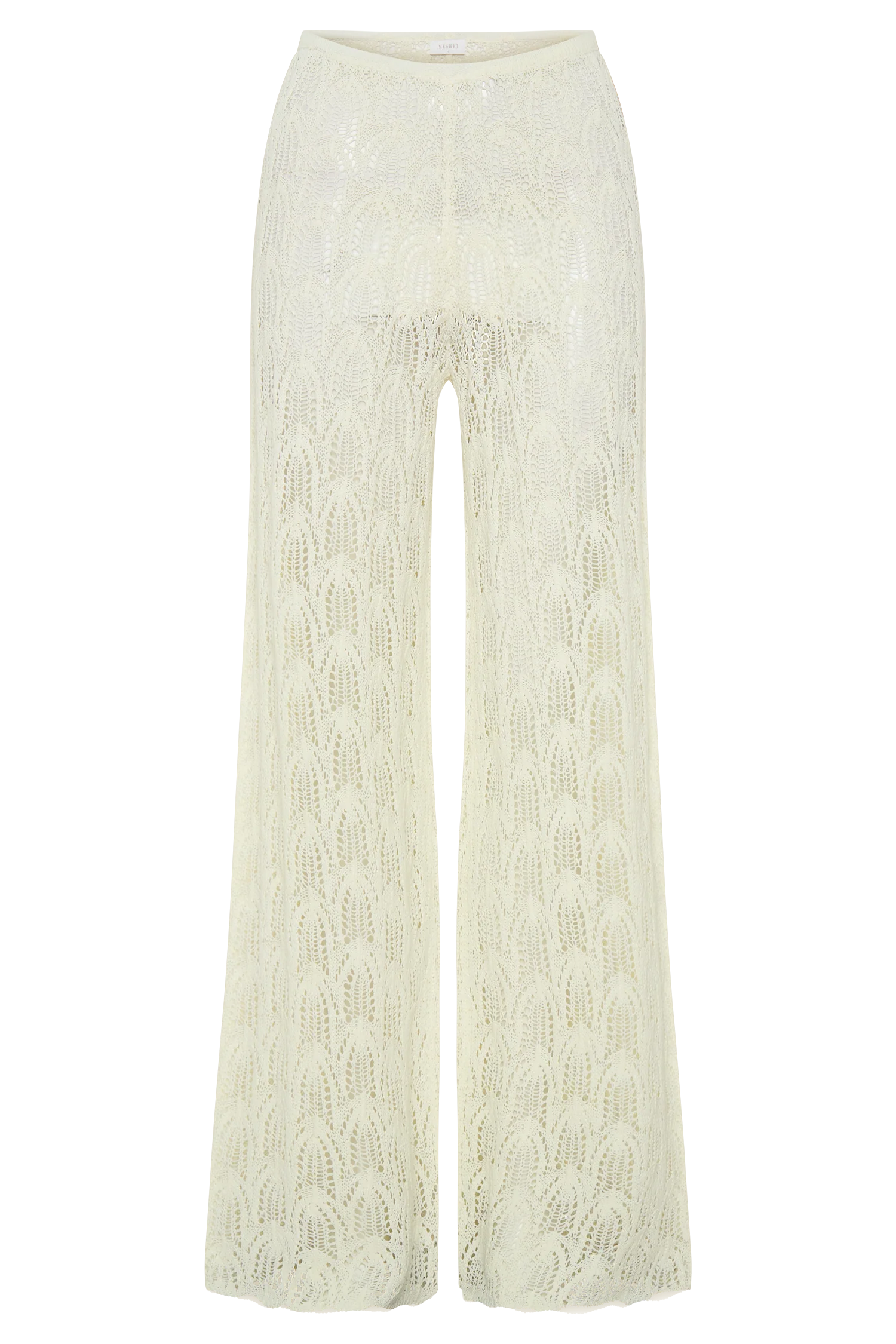 Glinda Crochet Pants - Ivory - Image 9