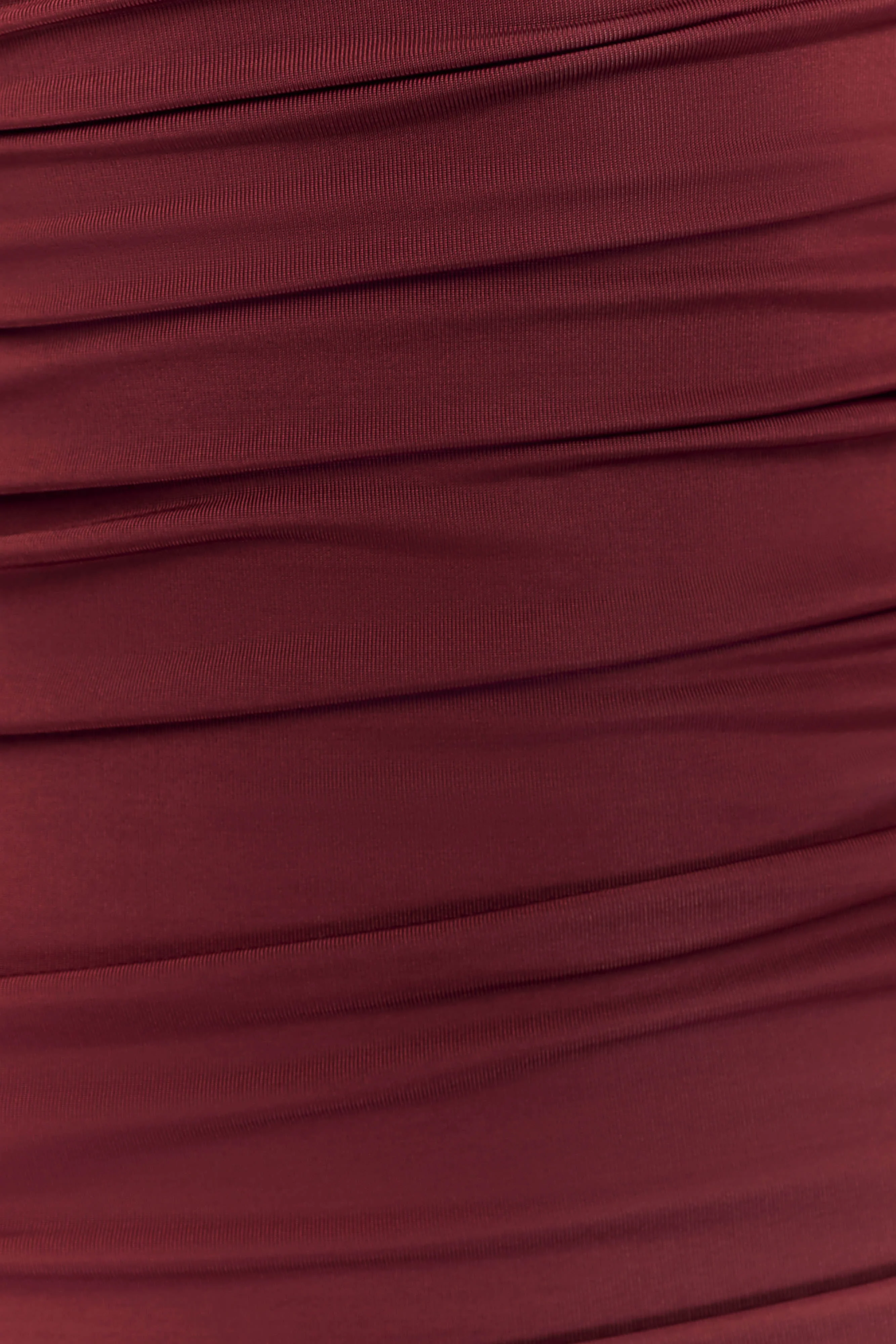 Hayden Long Sleeve Plunge Maxi Dress - Wine - Image 5