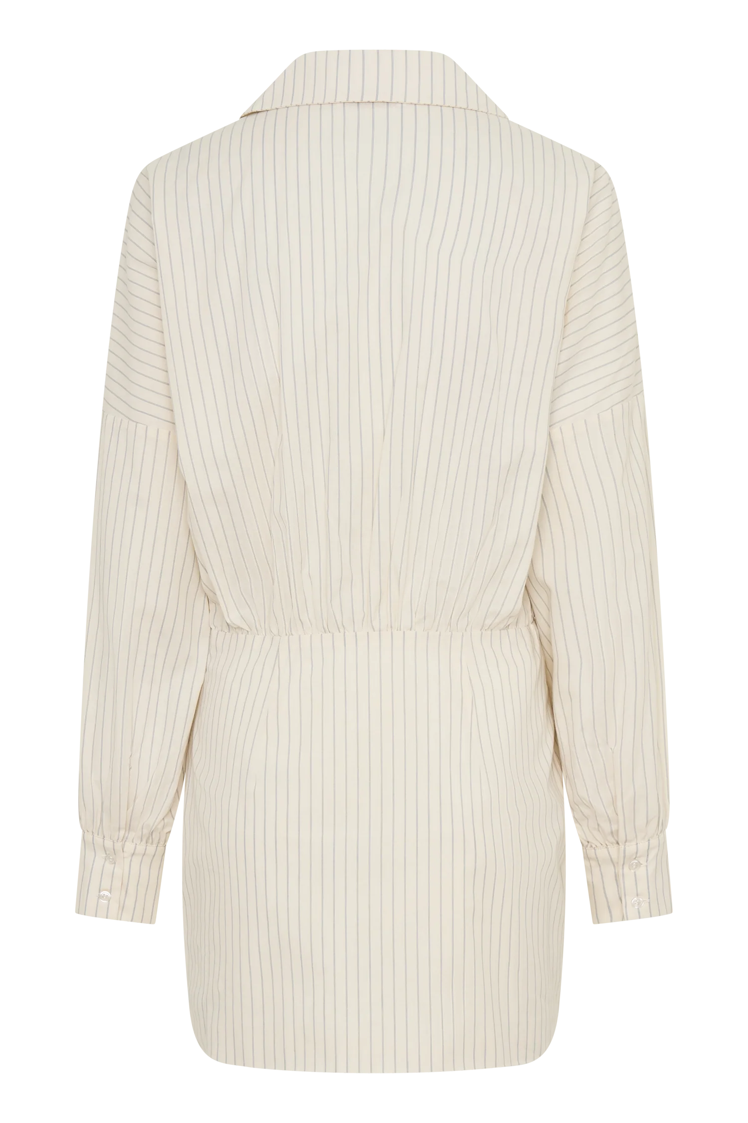 Ivy Oversize Shirt Mini Dress - Stripe - Image 10