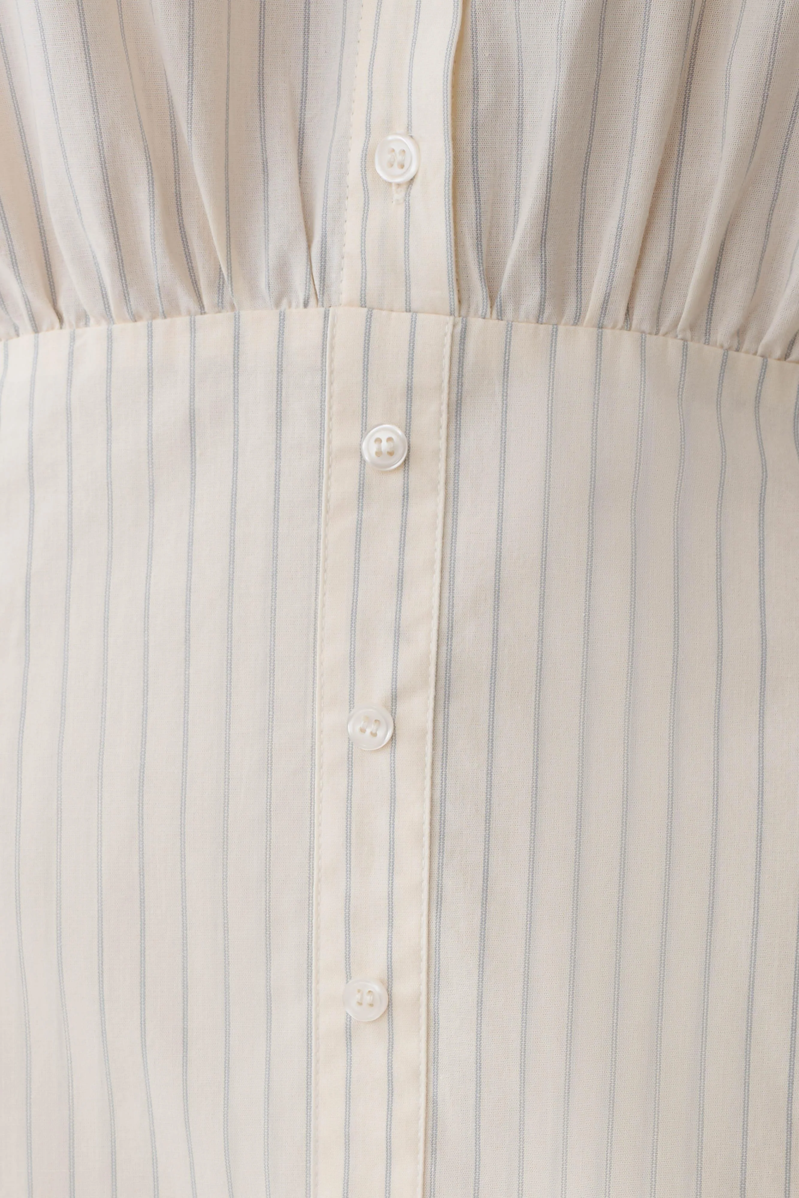 Ivy Oversize Shirt Mini Dress - Stripe - Image 9