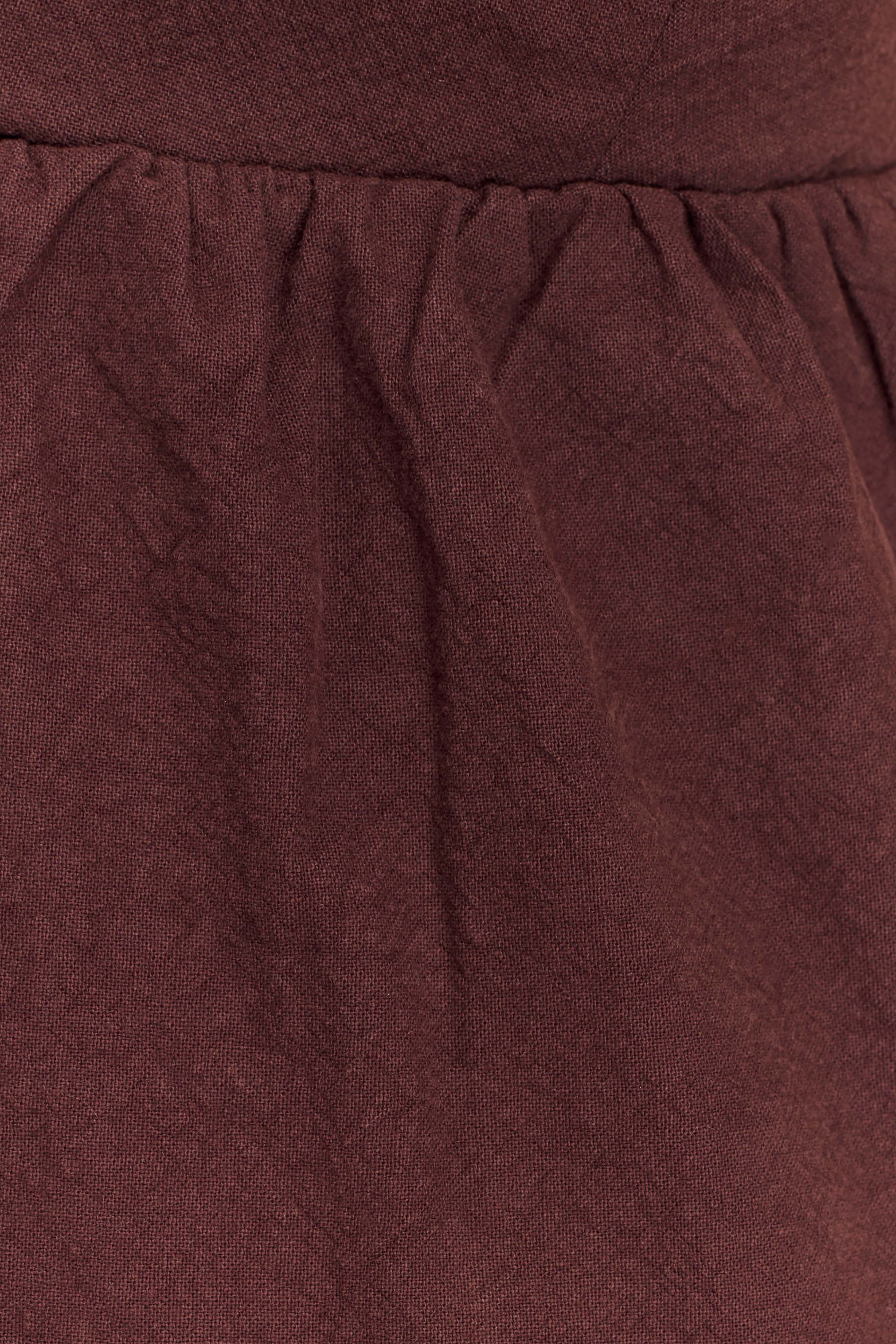 Janayia Cotton Beaded Top - Dark Espresso - Image 7