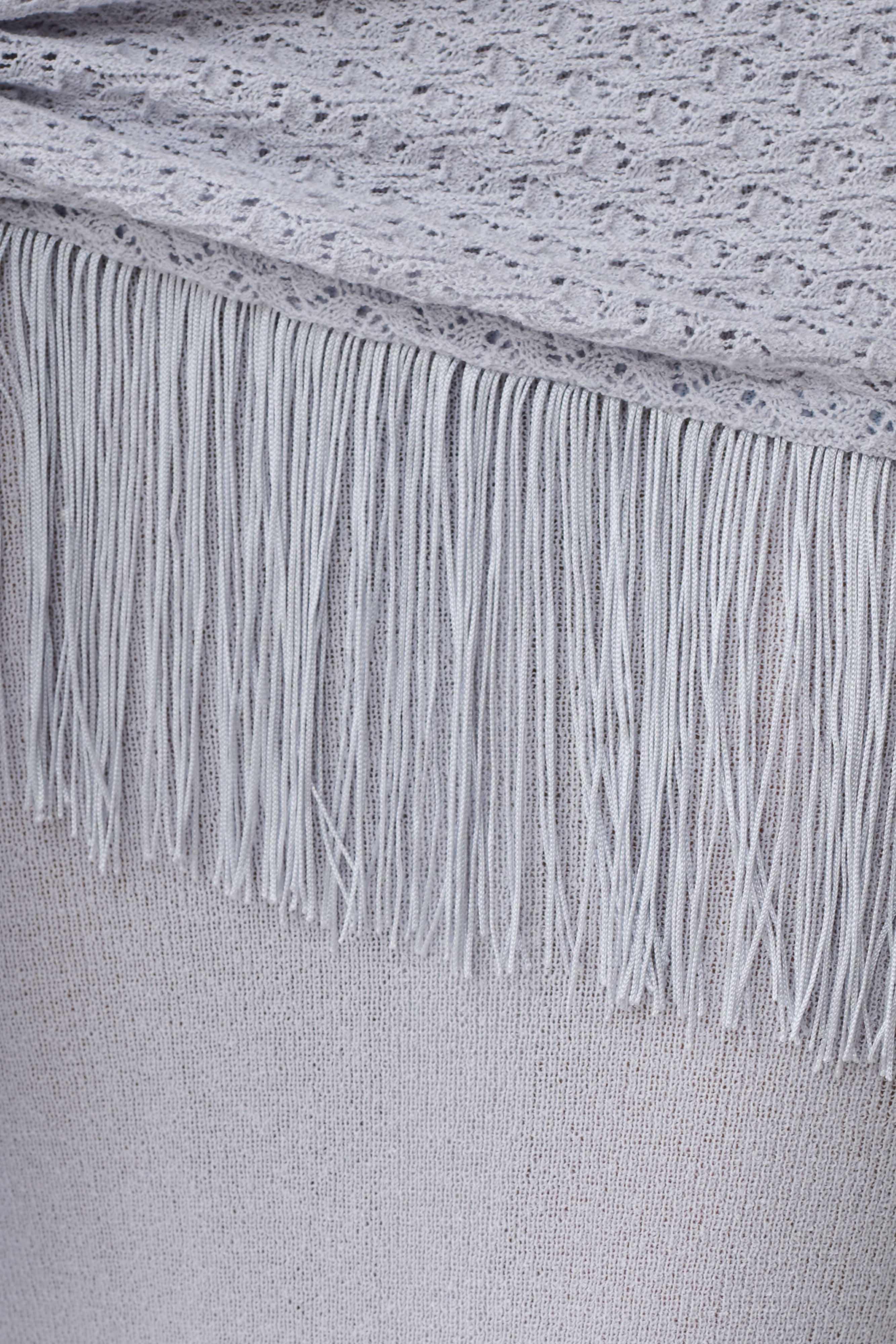 Jaytee Knit Maxi Skirt With Fringe Tie - Sky Blue - Image 8