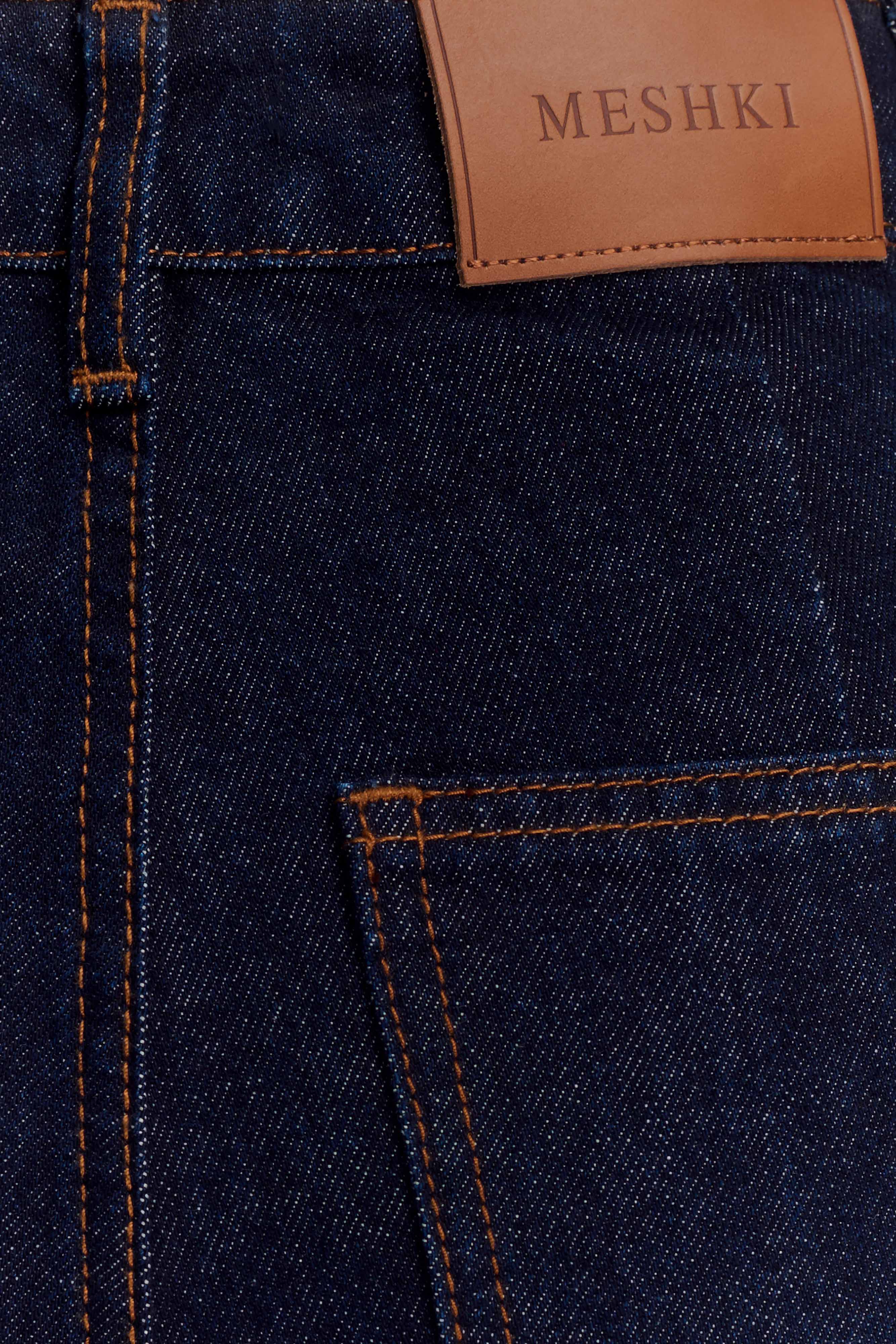 Jen Wide Leg Flare Denim Jeans - Indigo Blue - Image 7