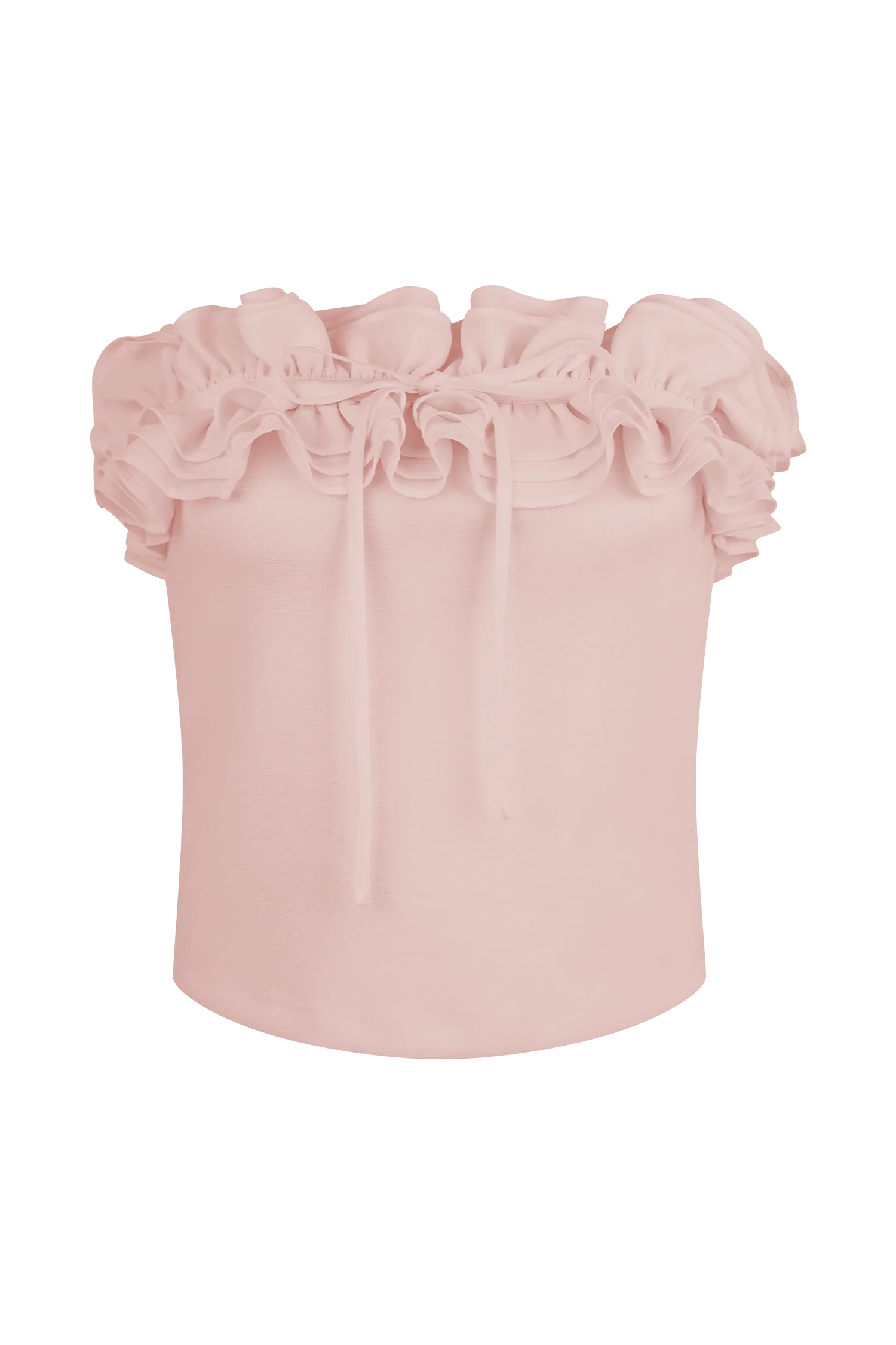Jennie Ruffle Off Shoulder Top - Ballet Pink - Image 8
