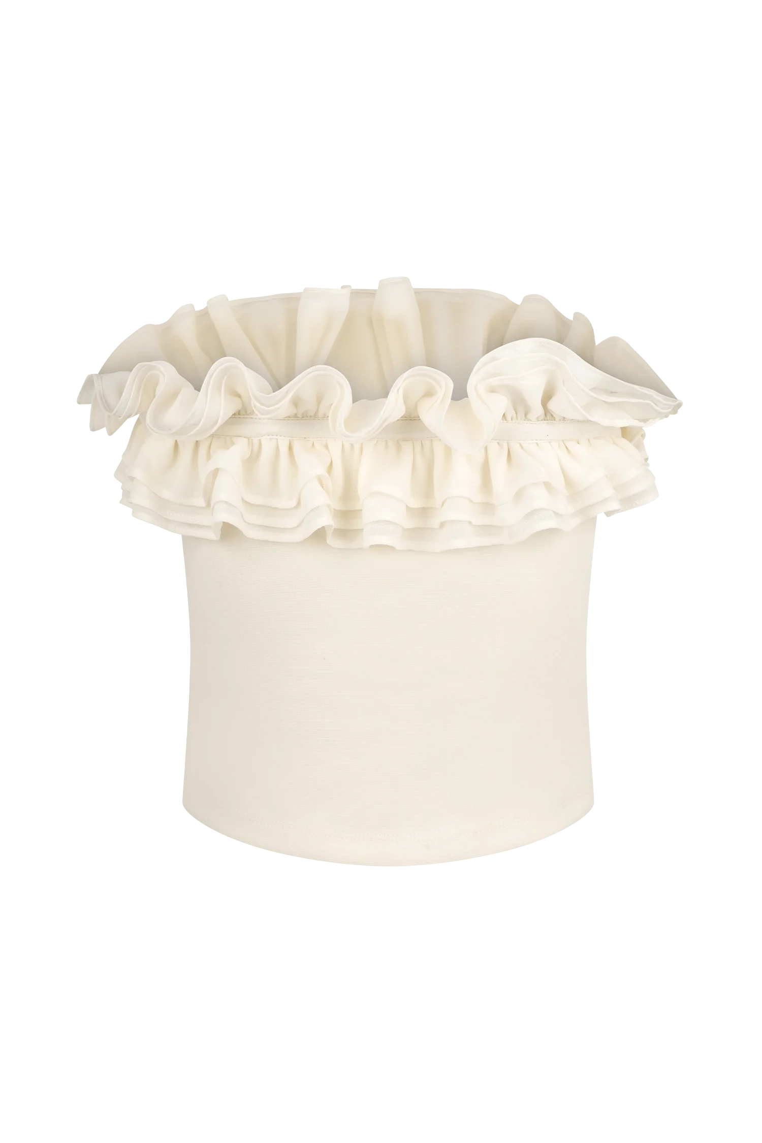 Jennie Ruffle Off Shoulder Top - Ivory - Image 6