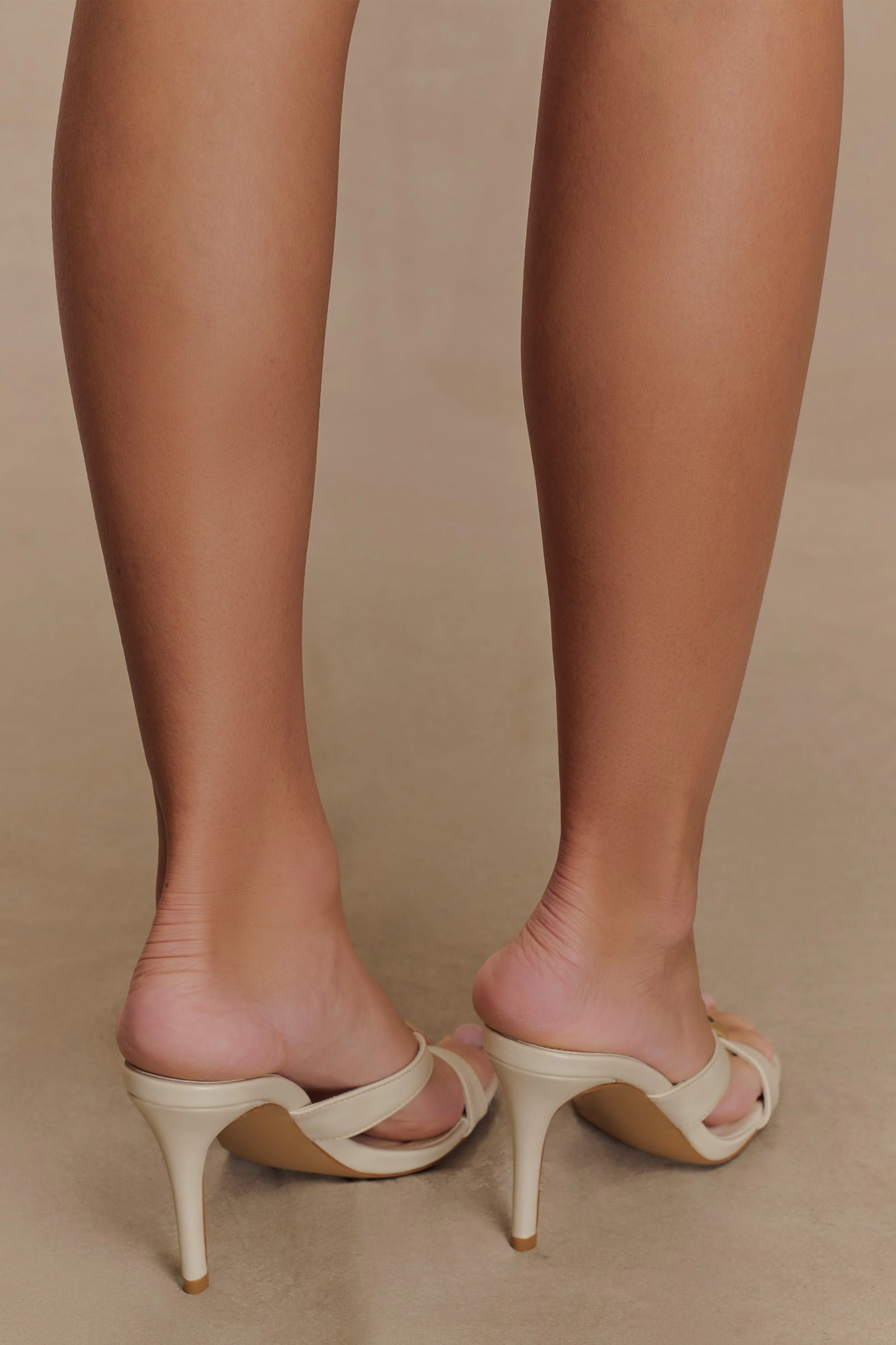 Jodie High Heel With Hardware - Ivory - Image 3