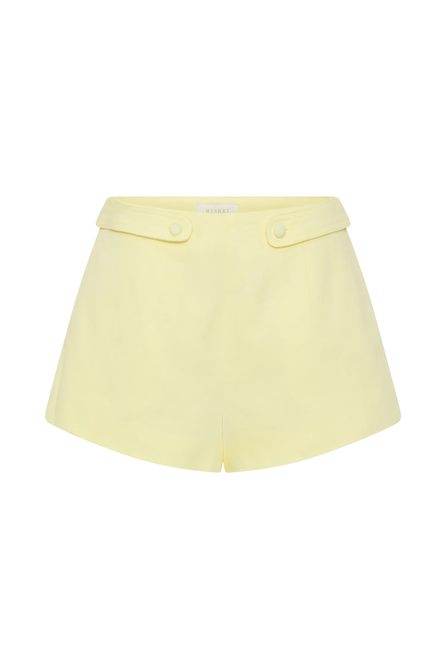 Josephine Cotton Shorts With Waistbands - Lemon - Image 12