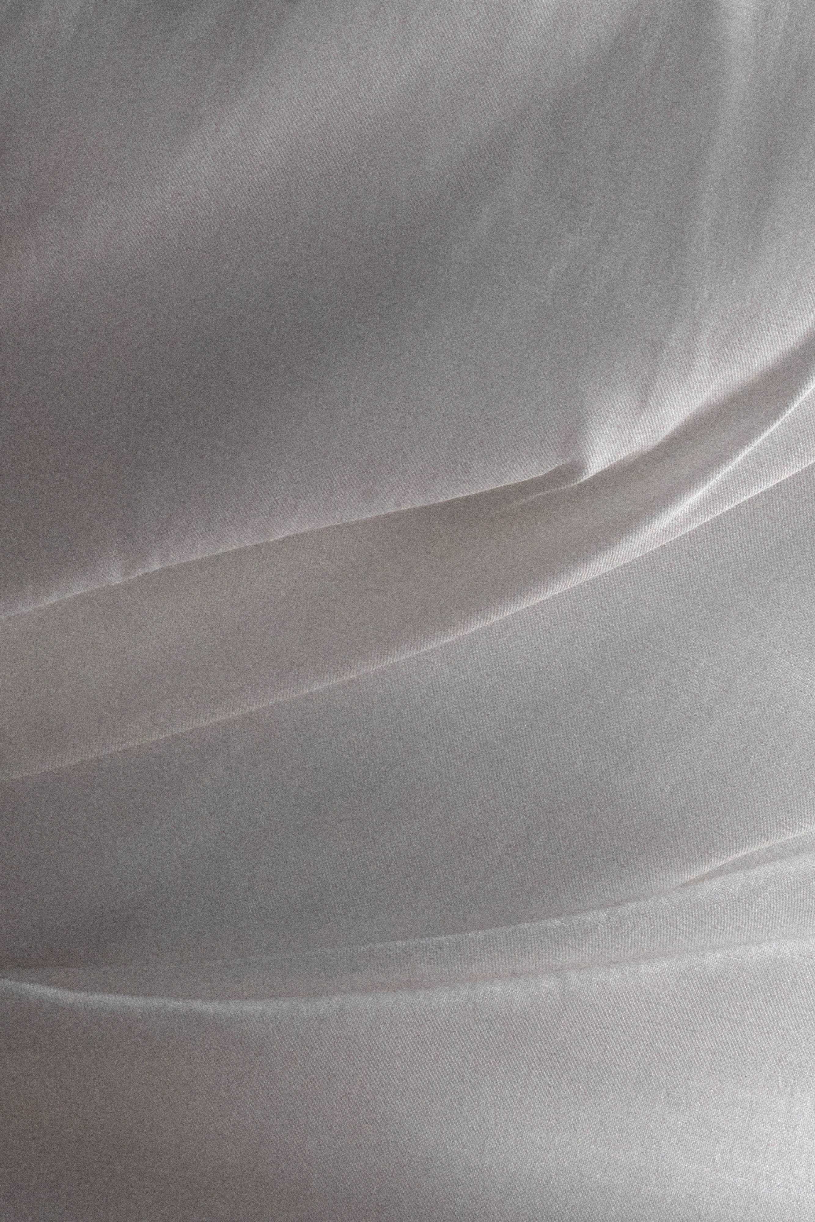 Leslie Gathered Taffeta Mini Dress - White - Image 8