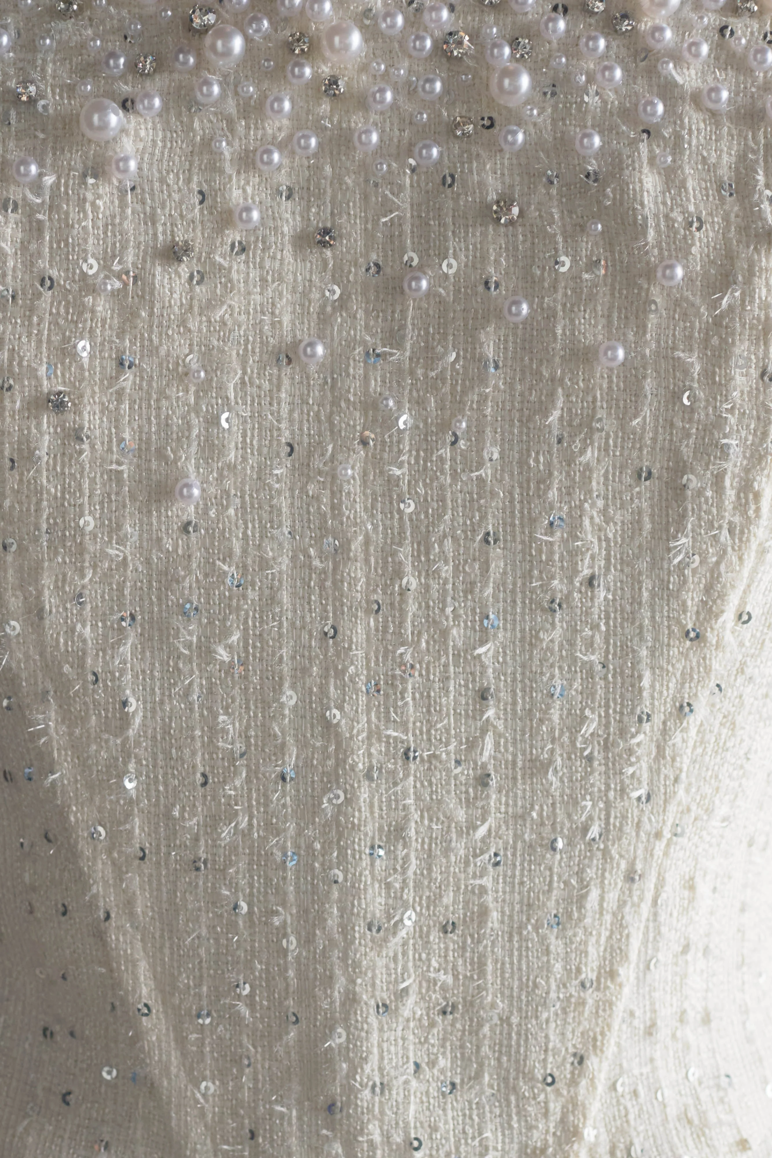 Lorrie Tweed Corset Mini Dress - White - Image 10