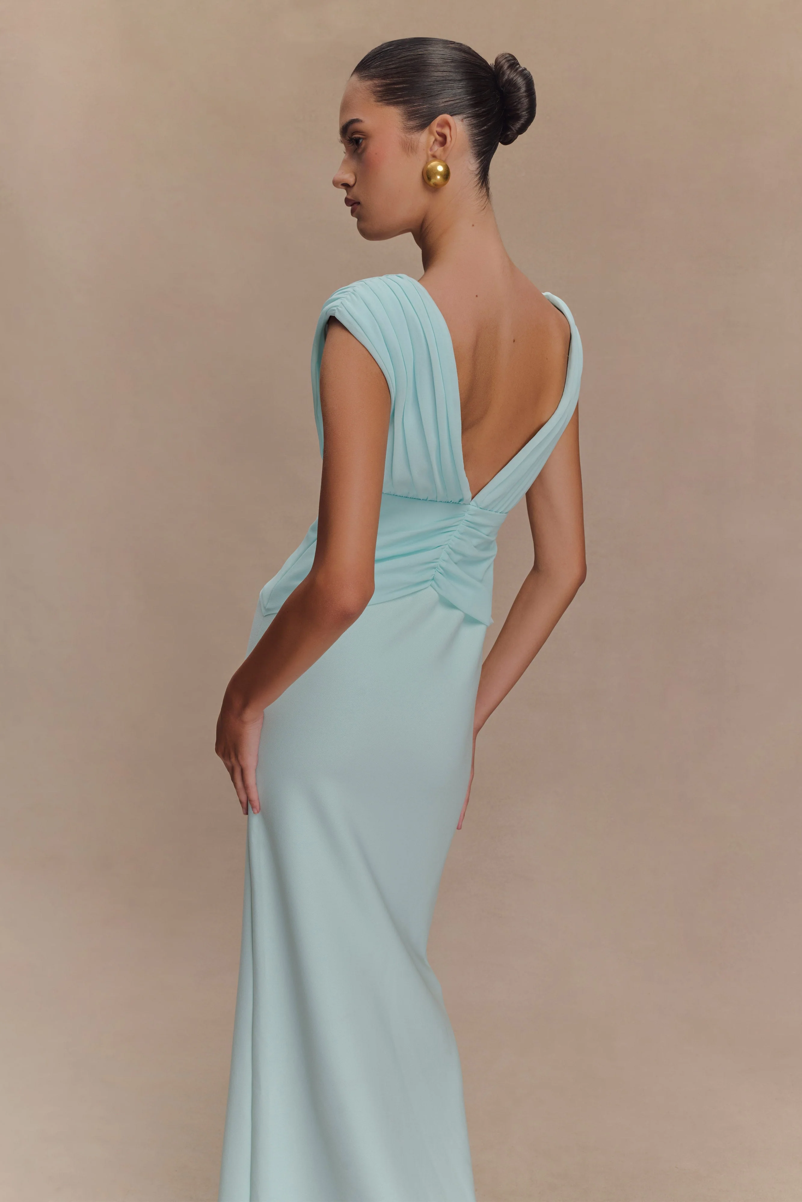 Monique Maxi Dress - Ice Blue - Image 3