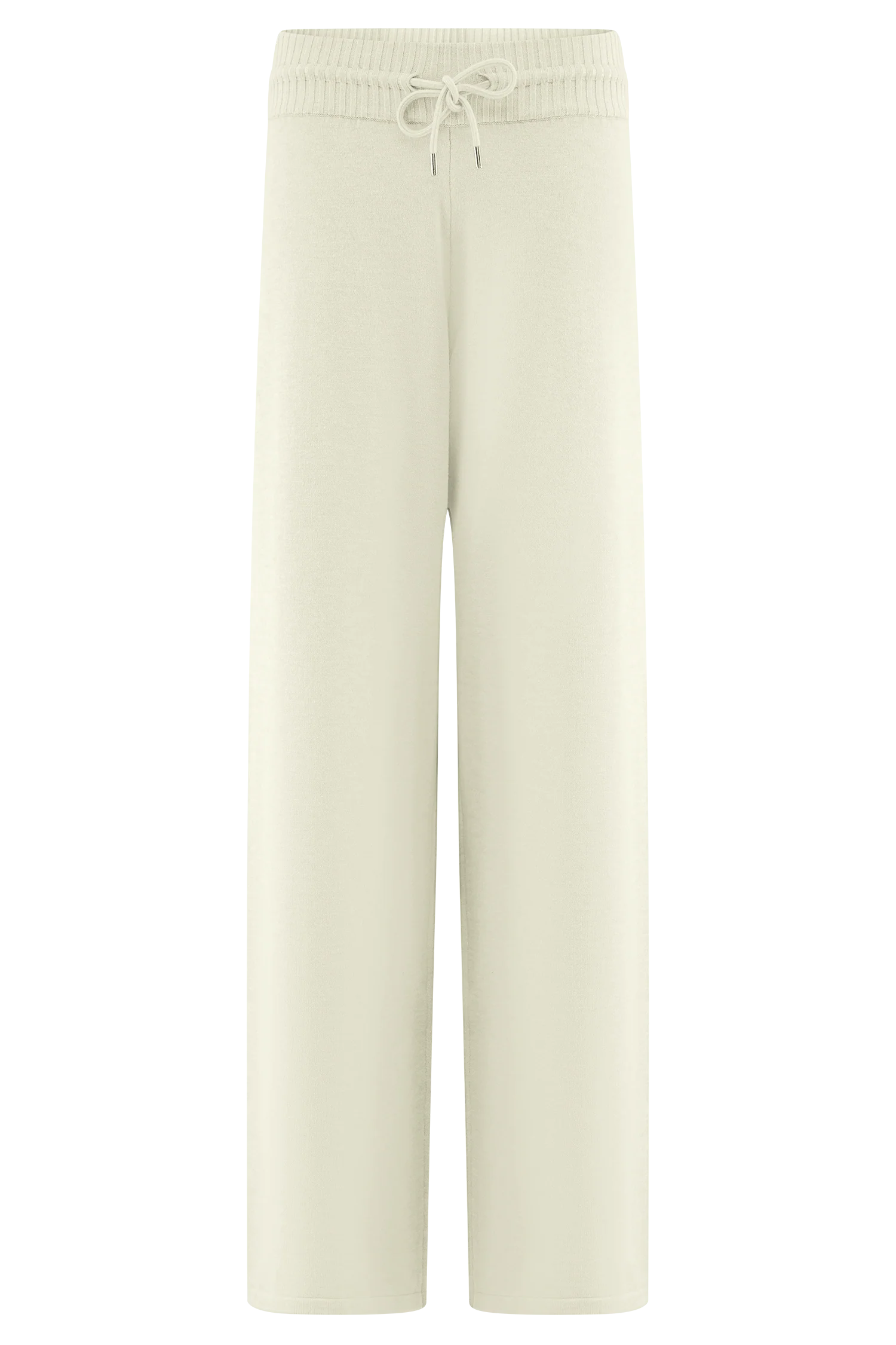 Natalya Knit Wide Leg Pants - Ivory - Image 9