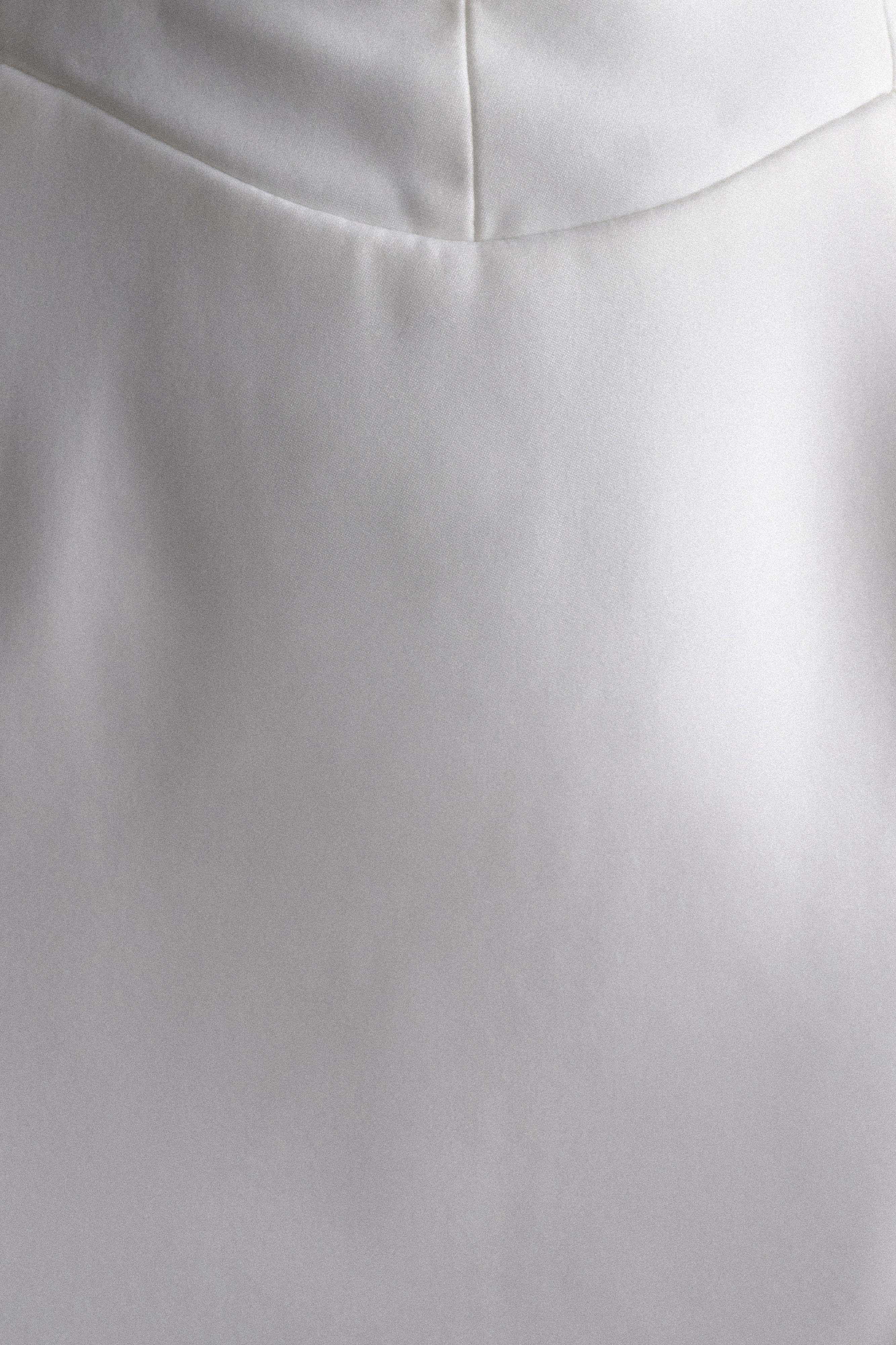 Orellia Strapless Suiting Mini Dress - Ivory - Image 7