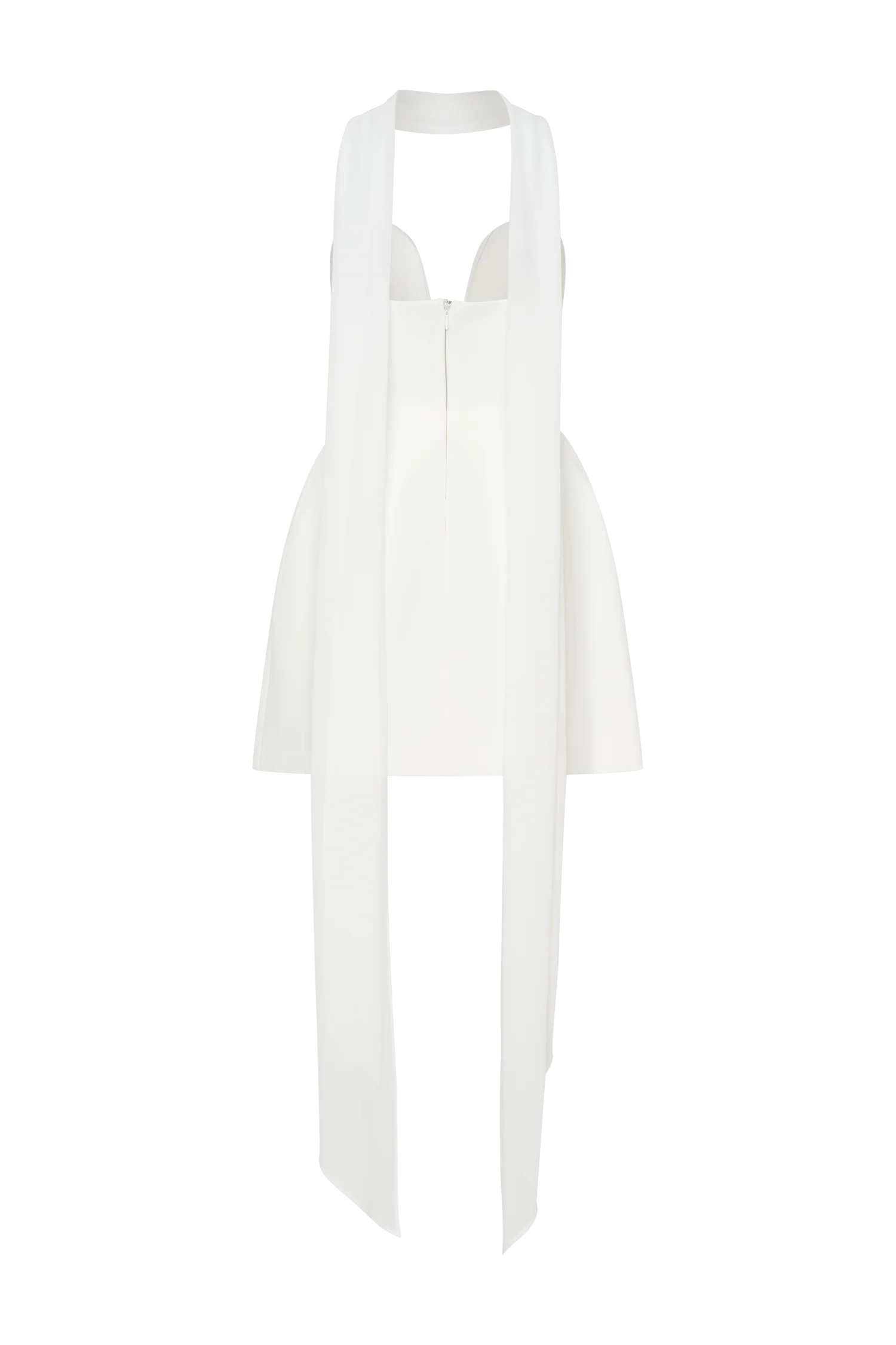 Orellia Strapless Suiting Mini Dress - Ivory - Image 8
