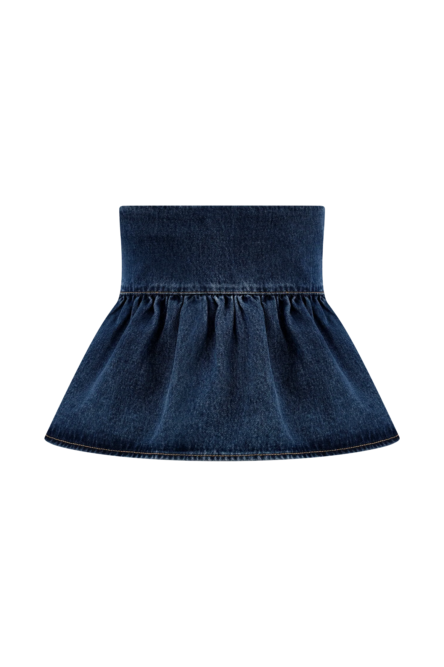 Pauline Strapless Denim Top - 90'S Blue - Image 10