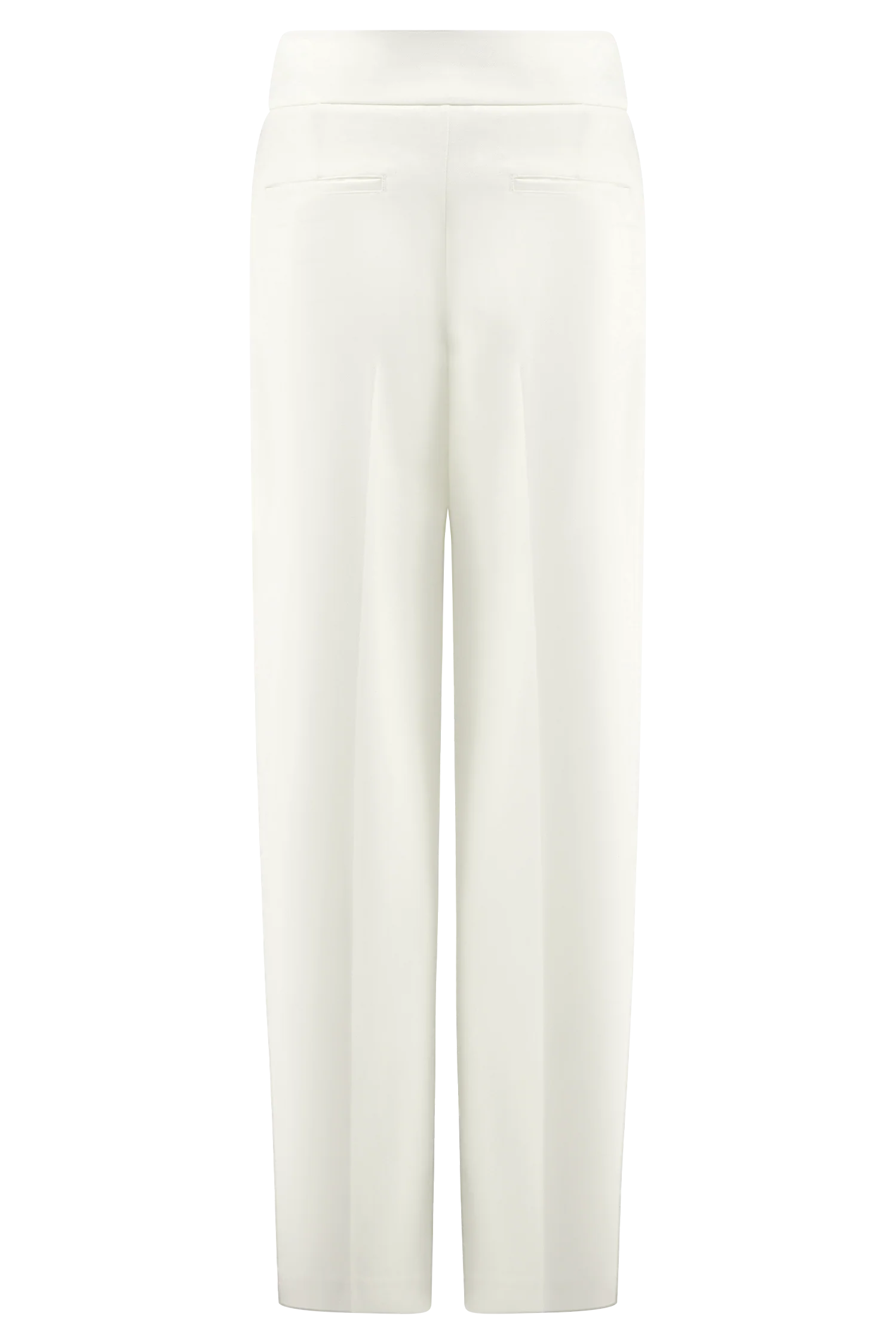 Penelope Pleated High Waisted Pants - Ivory - Image 8