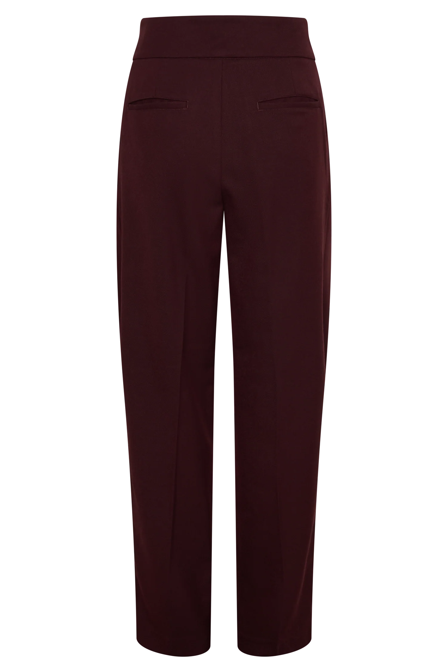 Penelope Pleated High Waisted Pants - Mahogany - Image 10