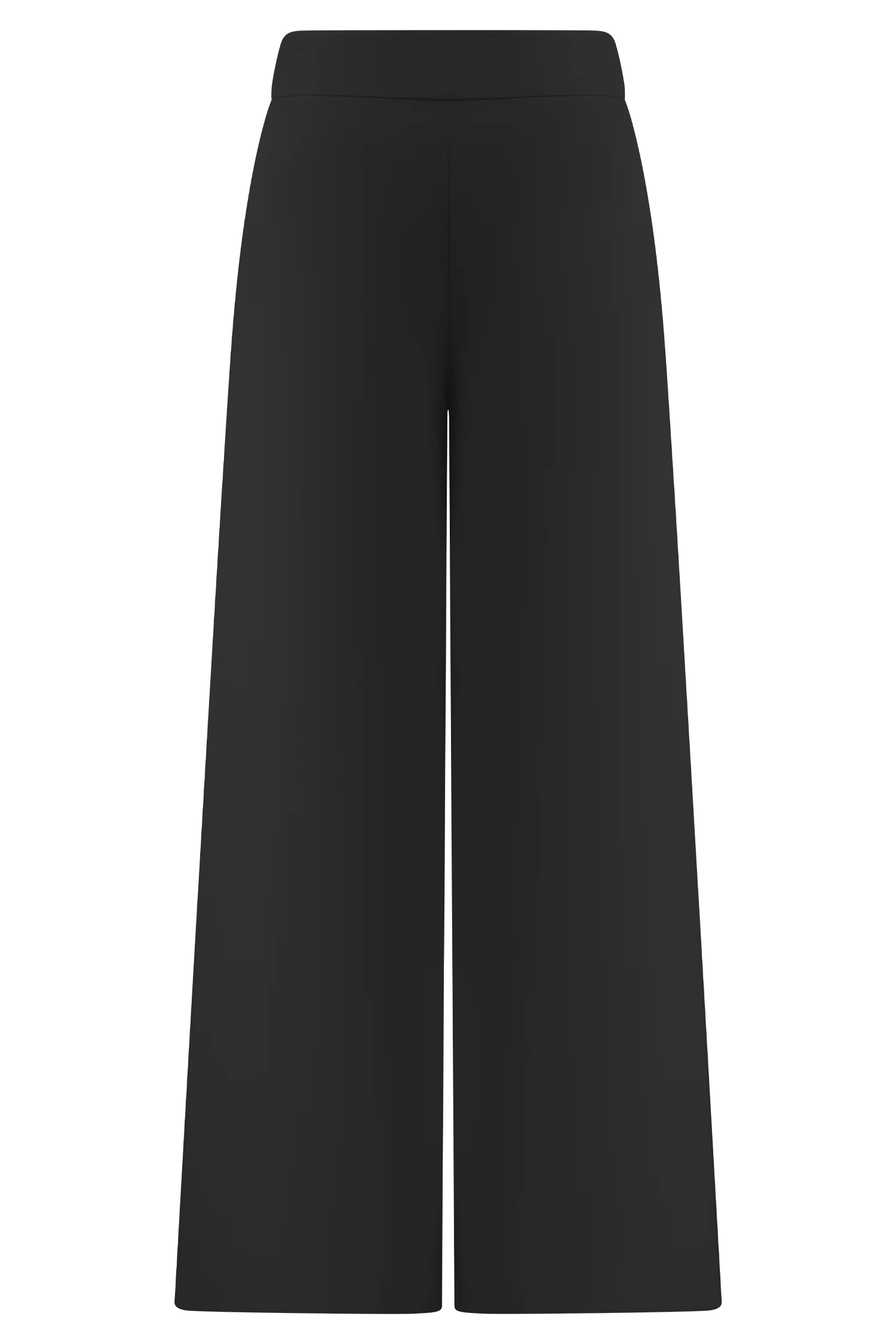 Raya Mid Rise Wide Leg Linen Pant - Black - Image 7