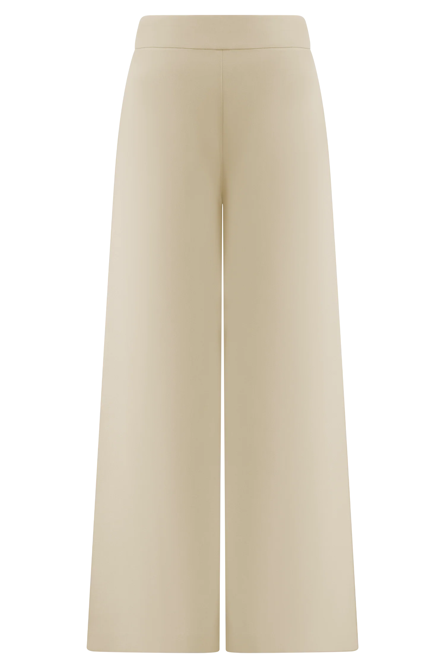 Raya Mid Rise Wide Leg Linen Pant - Natural Beige - Image 8