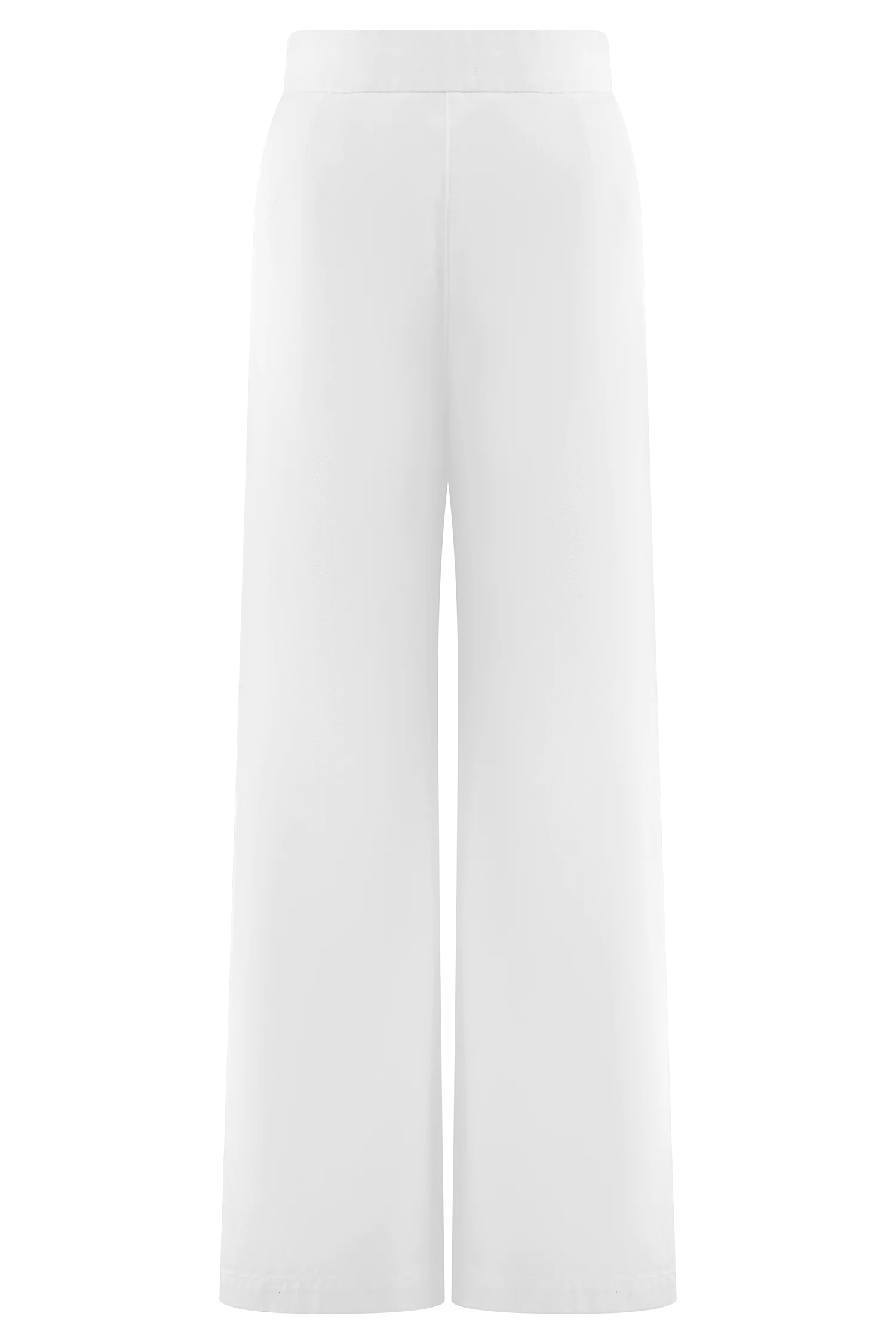 Rayne Wide Leg Denim Jeans - White - Image 8
