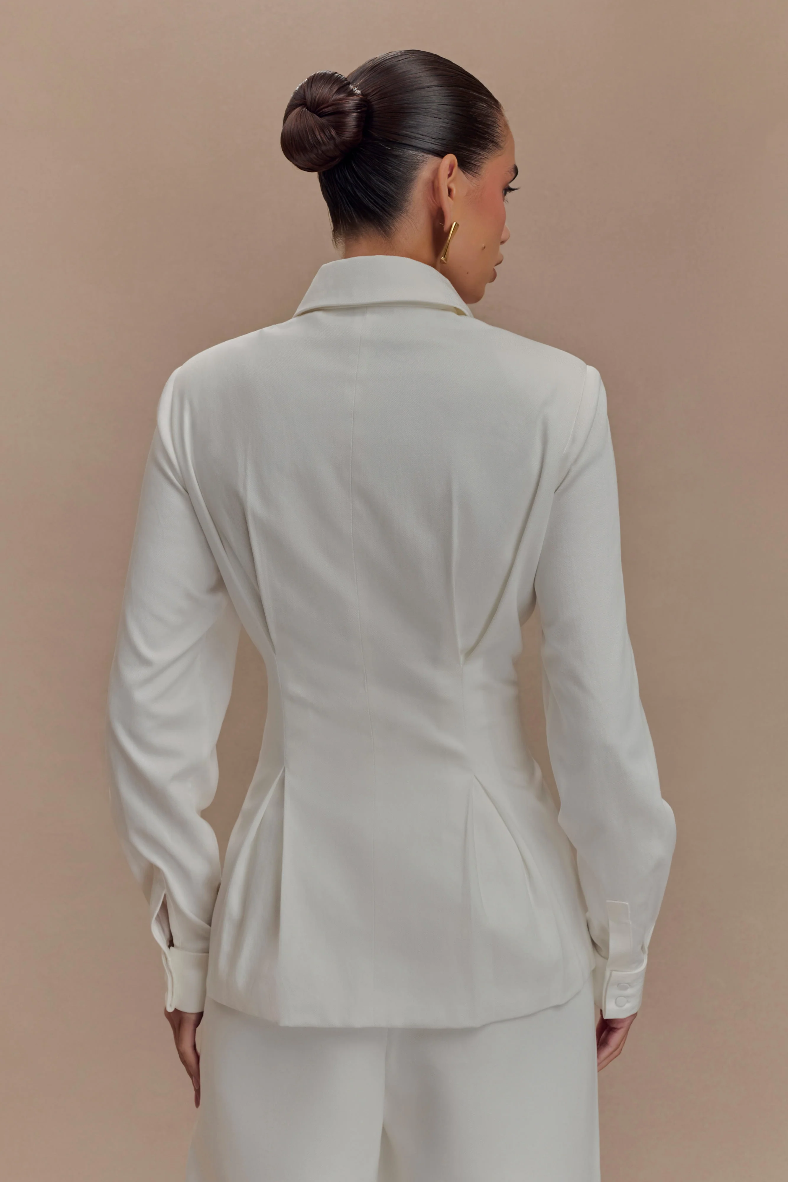 Rhia Oversized Shirt - White - Image 4