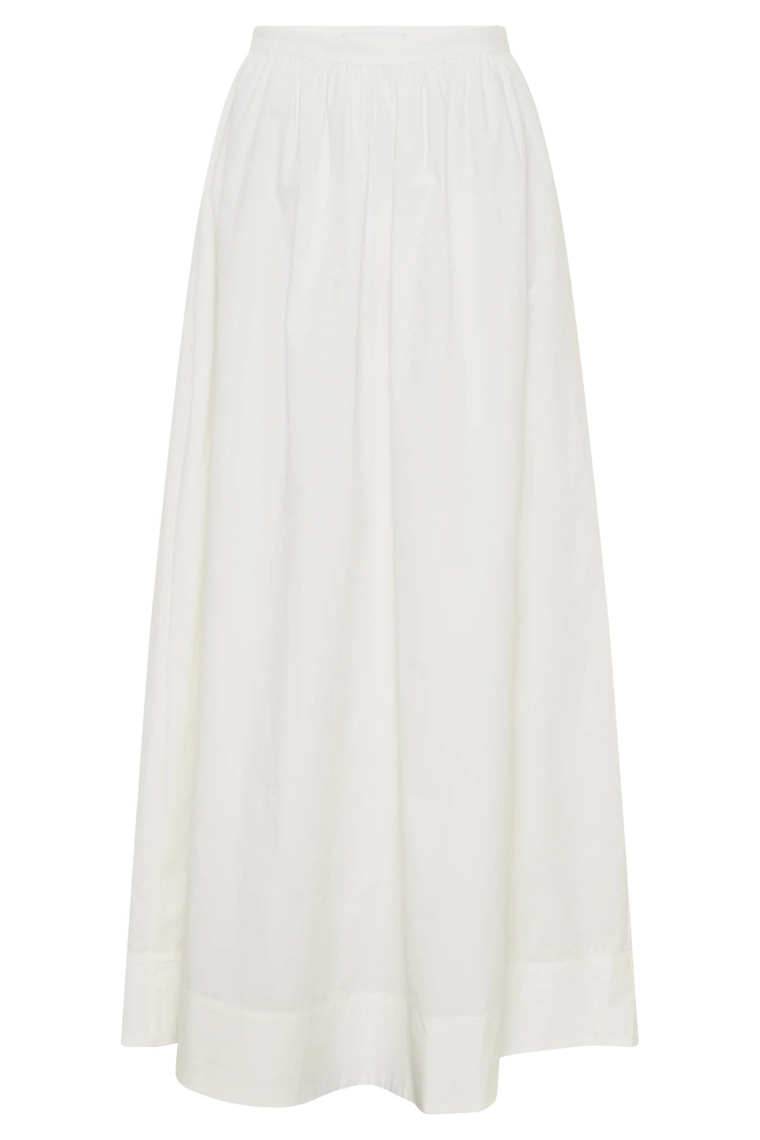 River Gathered Maxi Skirt - White - Image 8