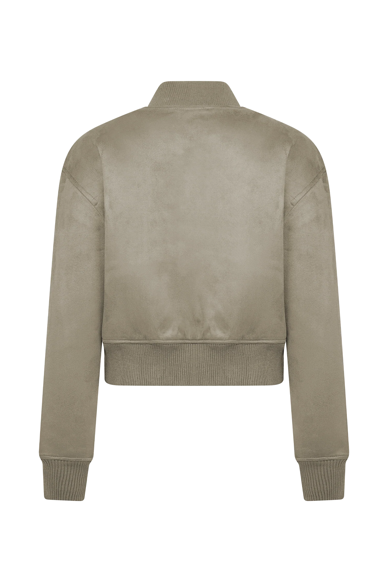Rudy Suede Bomber Jacket - Sand - Image 9