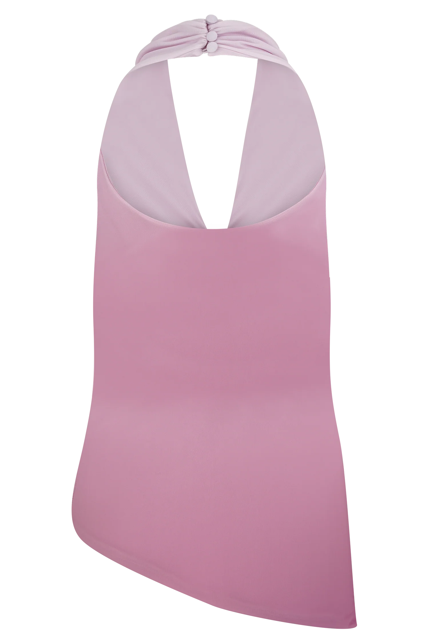 Safiya Asymmetrical Halter Top - Ombre Pink - Image 8