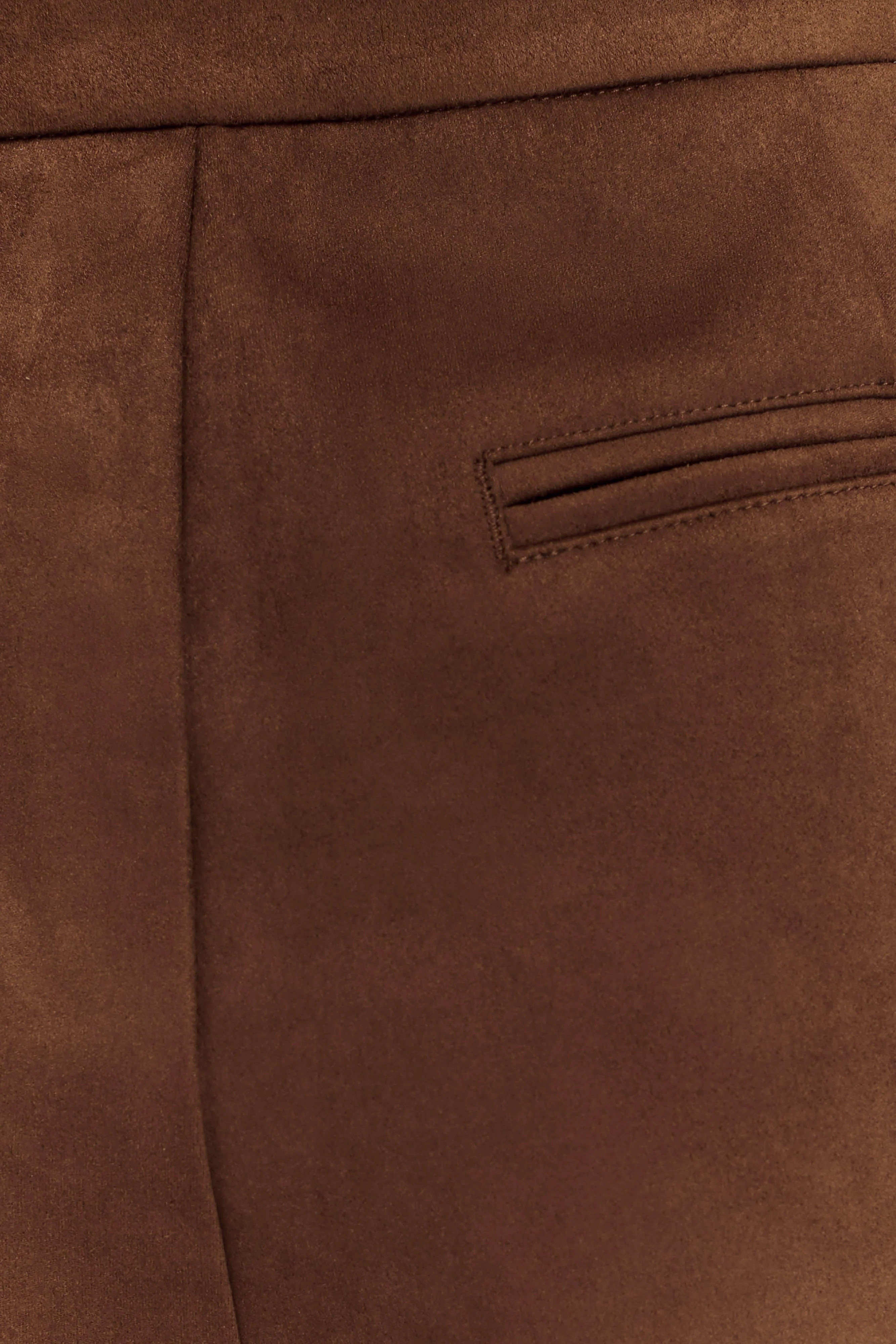 Sally Faux Suede Short - Milk Chocolate - Image 5