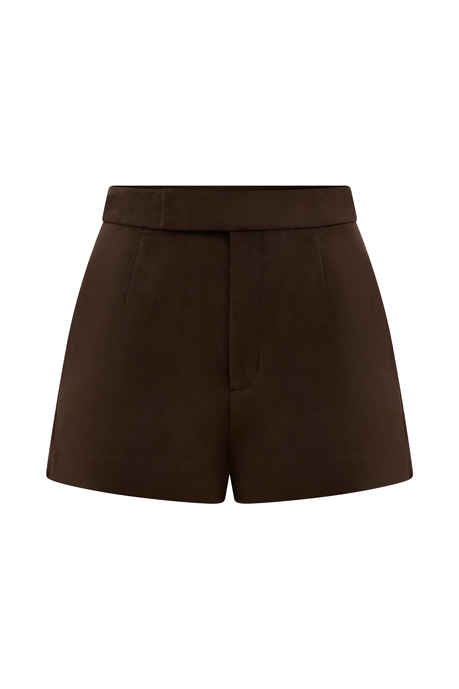 Sally Faux Suede Short - Milk Chocolate - Image 7