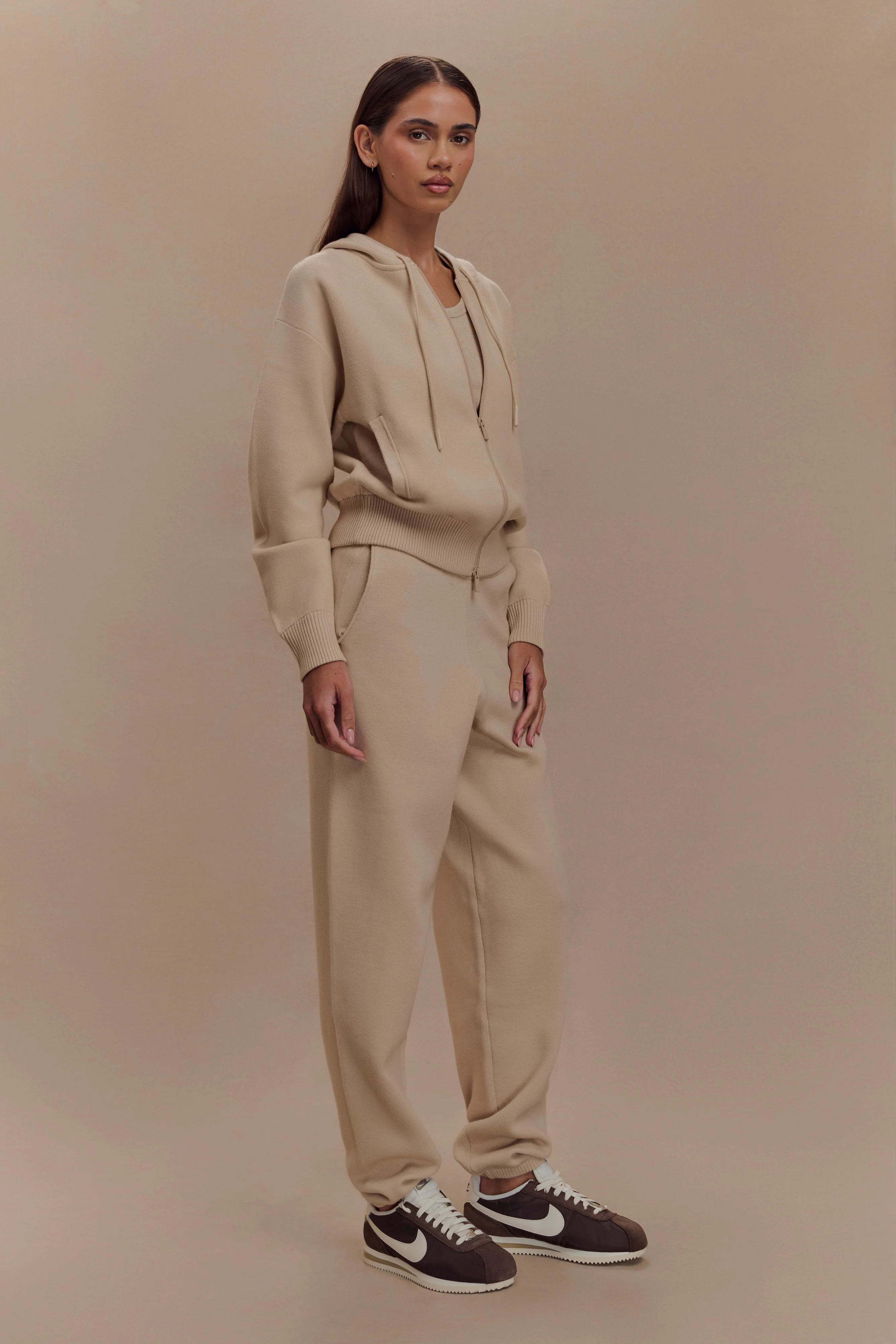 Sami Knit Jogger - Camel - Image 8