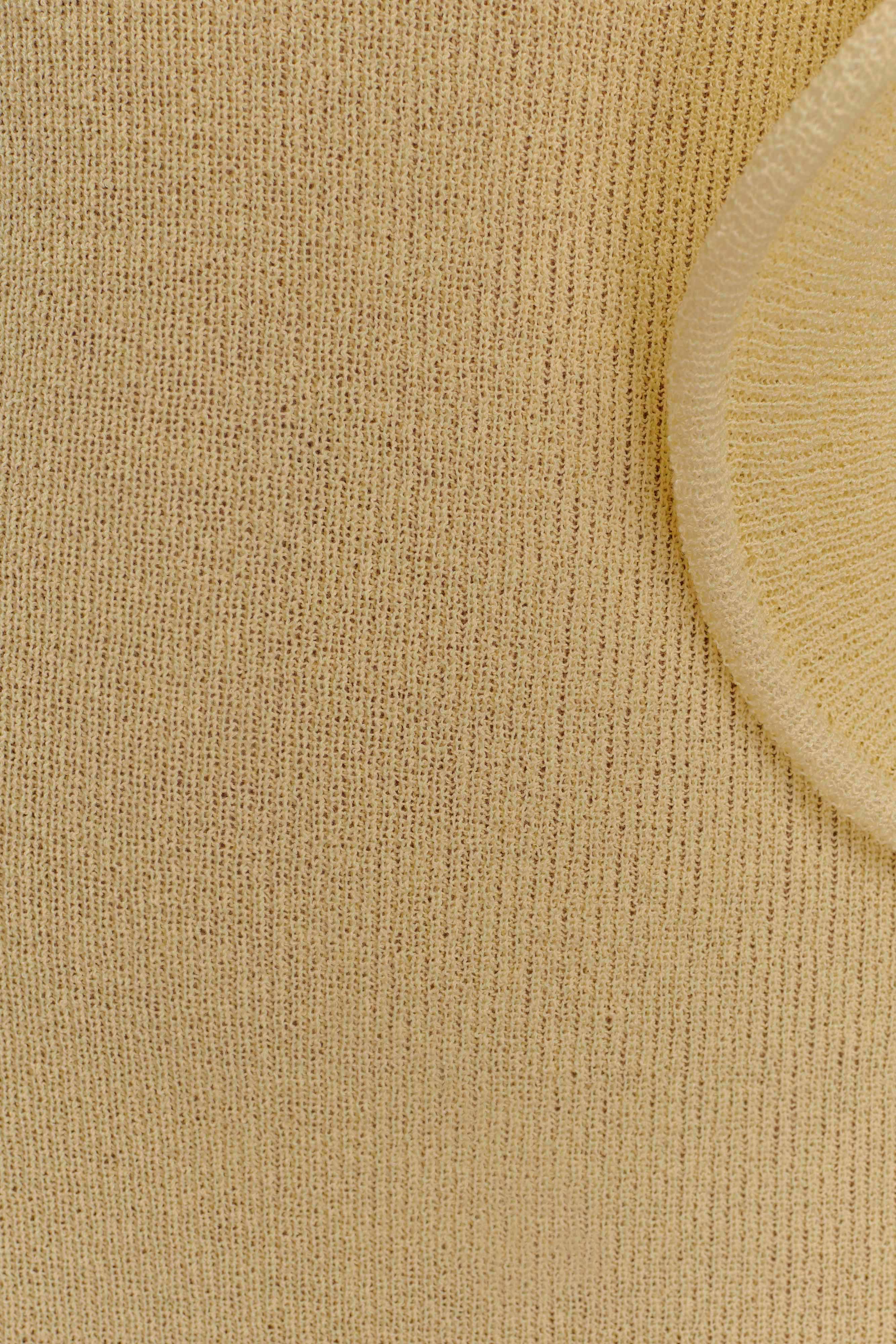 Sandrine Off Shoulder Knit Maxi Dress - Lemon - Image 8